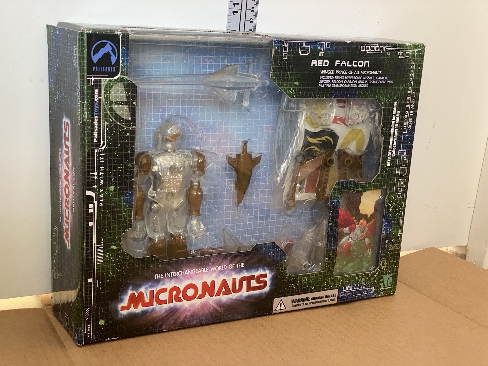 2003 Palisades Micronauts Gold Red Falcon Exclusive MIB Only 50 Made