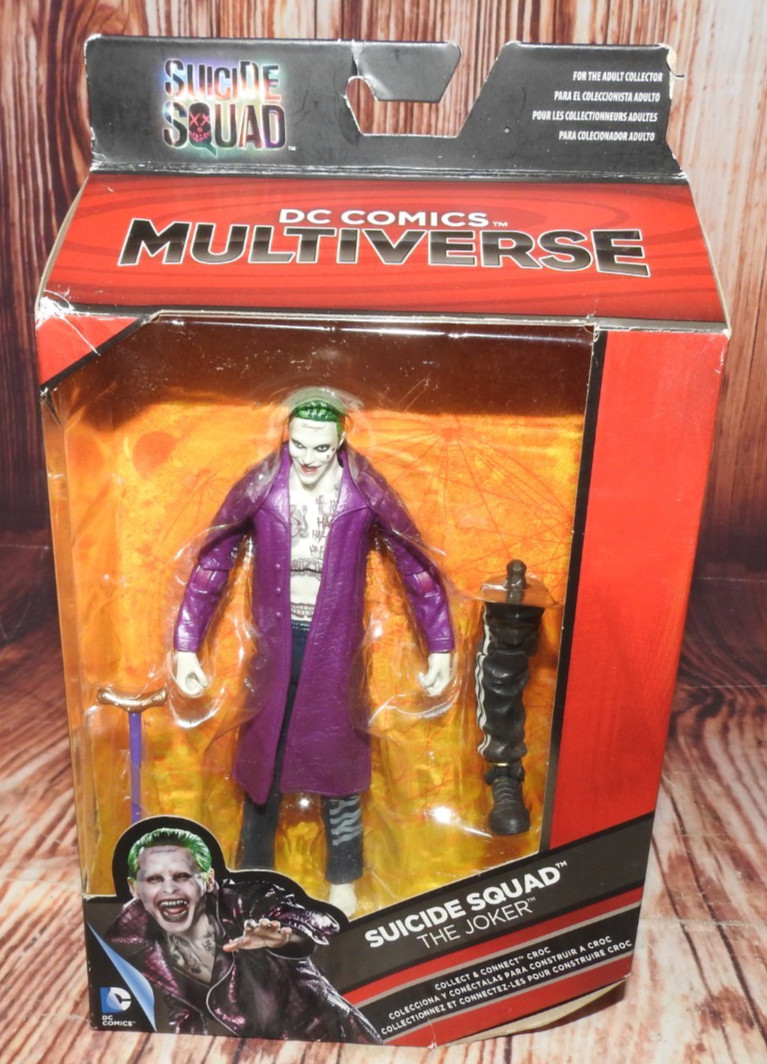 Mattel DC Suicide Squad The Joker Figure 2016 new, not mint box collect croc