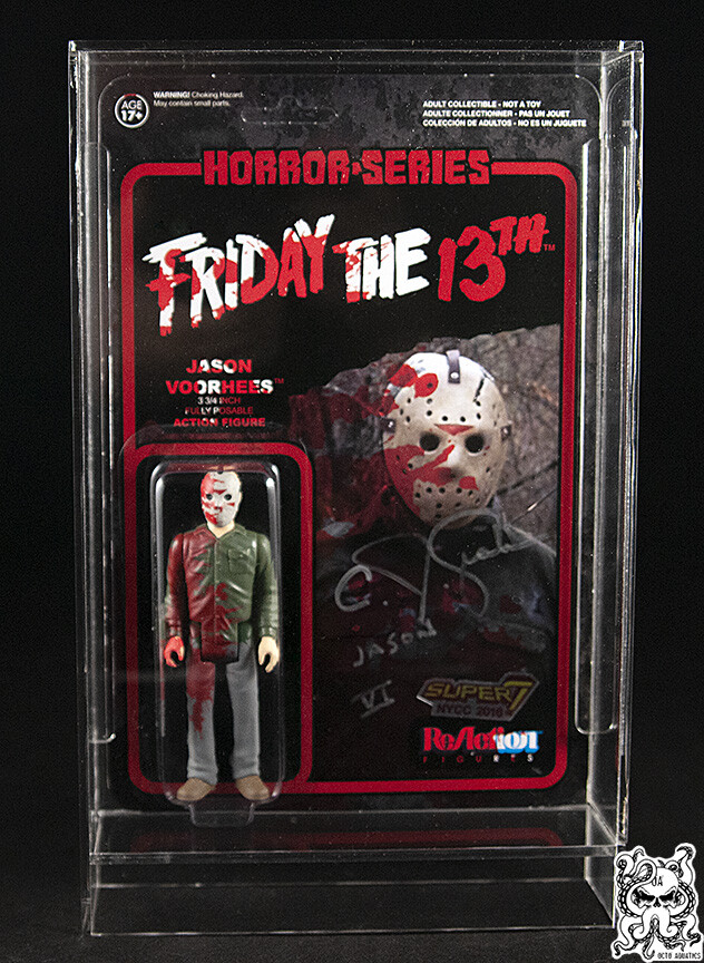ReAction Figure Display Case super7 funko carded toys acyrlic 3 3/4&Prime; figures