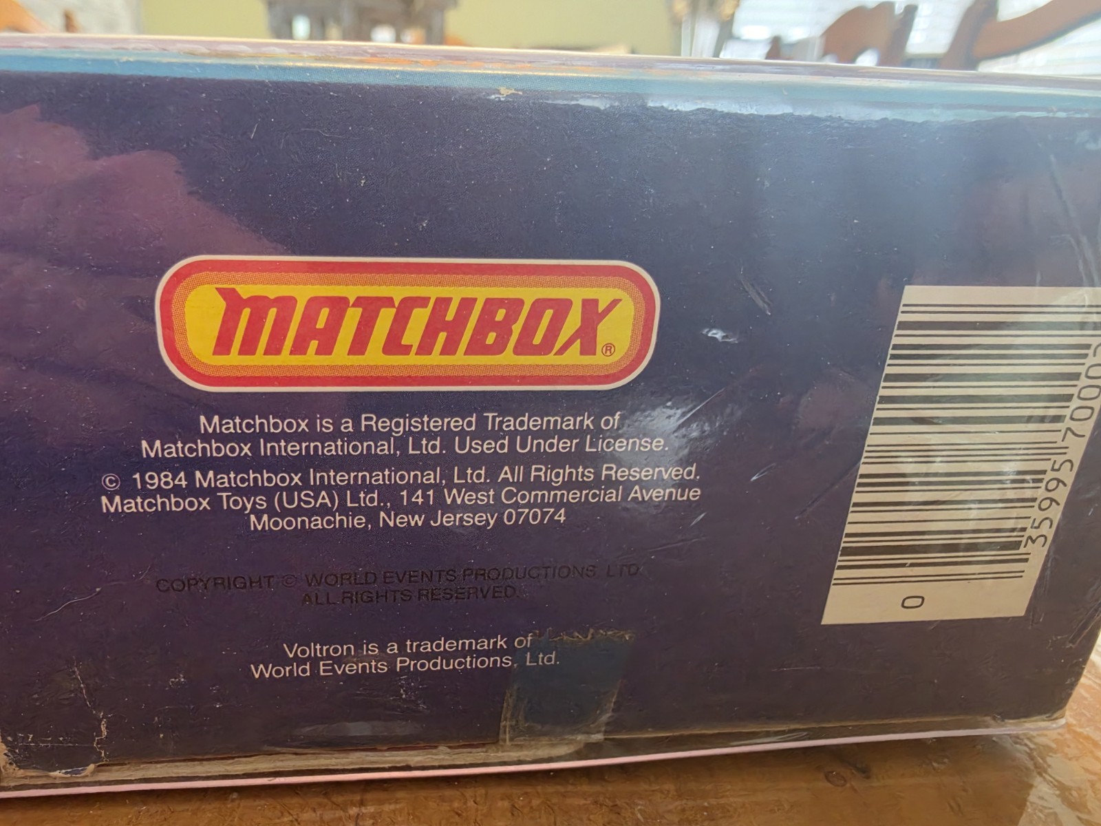 1985 MATCHBOX VOLTRON Miniature Warrior Space Robot Die-Cast Toy w/Box Mint/Ex