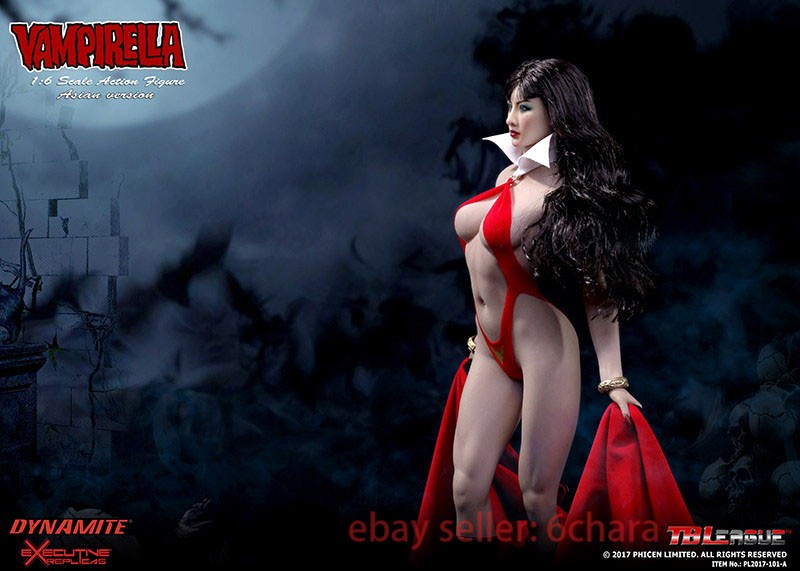 TBLeague PHICEN PL2017-101-A Vampirella 1/6 Movable Collectible Figure In Stock