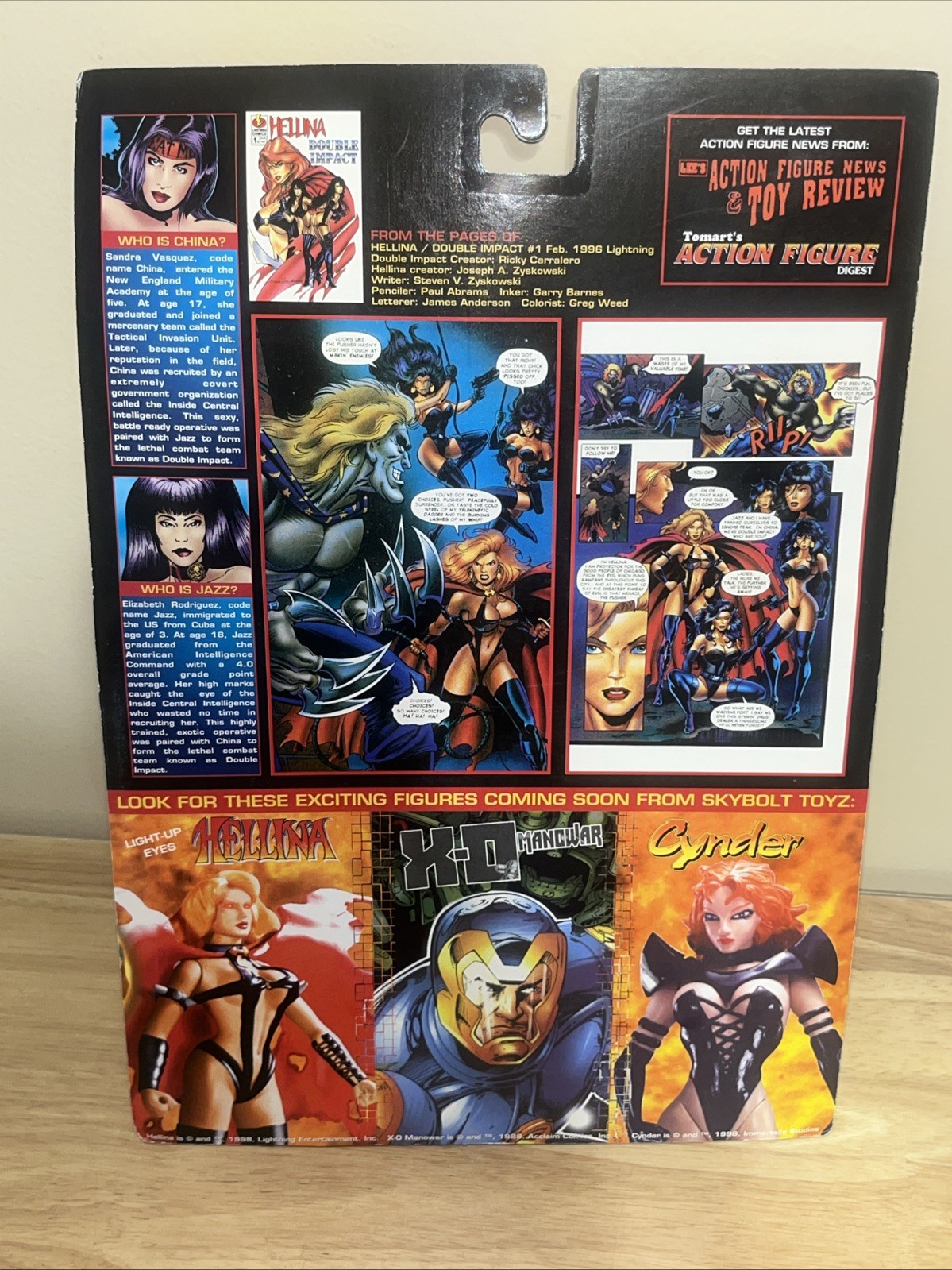 Skybolt 1998 Double Impact « China » Action Figure SEALED Rare