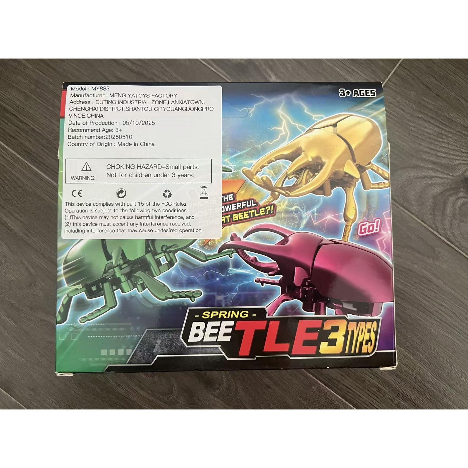 Kids Insect Toy Set Beetle Figures Educational Science Bug Animal Model Kit