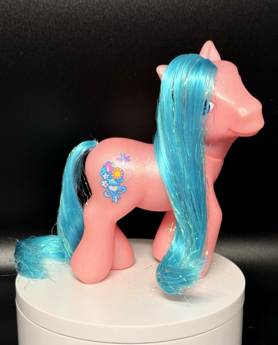 2005 G3 My Little Pony Perfectly Pony Bunches-O-Fun Pink Pink Shimmer MLP