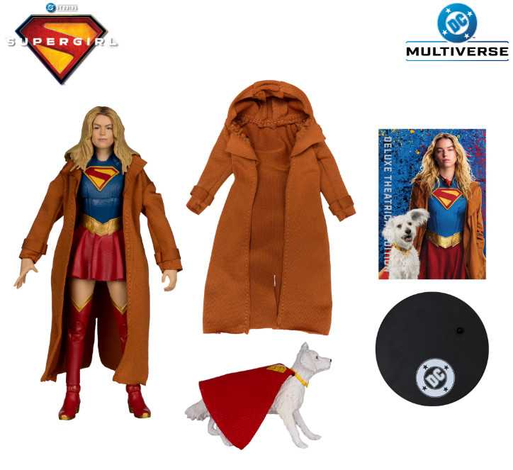 McFarlane DC Multiverse Supergirl & Puppy Deluxe Ver. Gold Label Action Figure