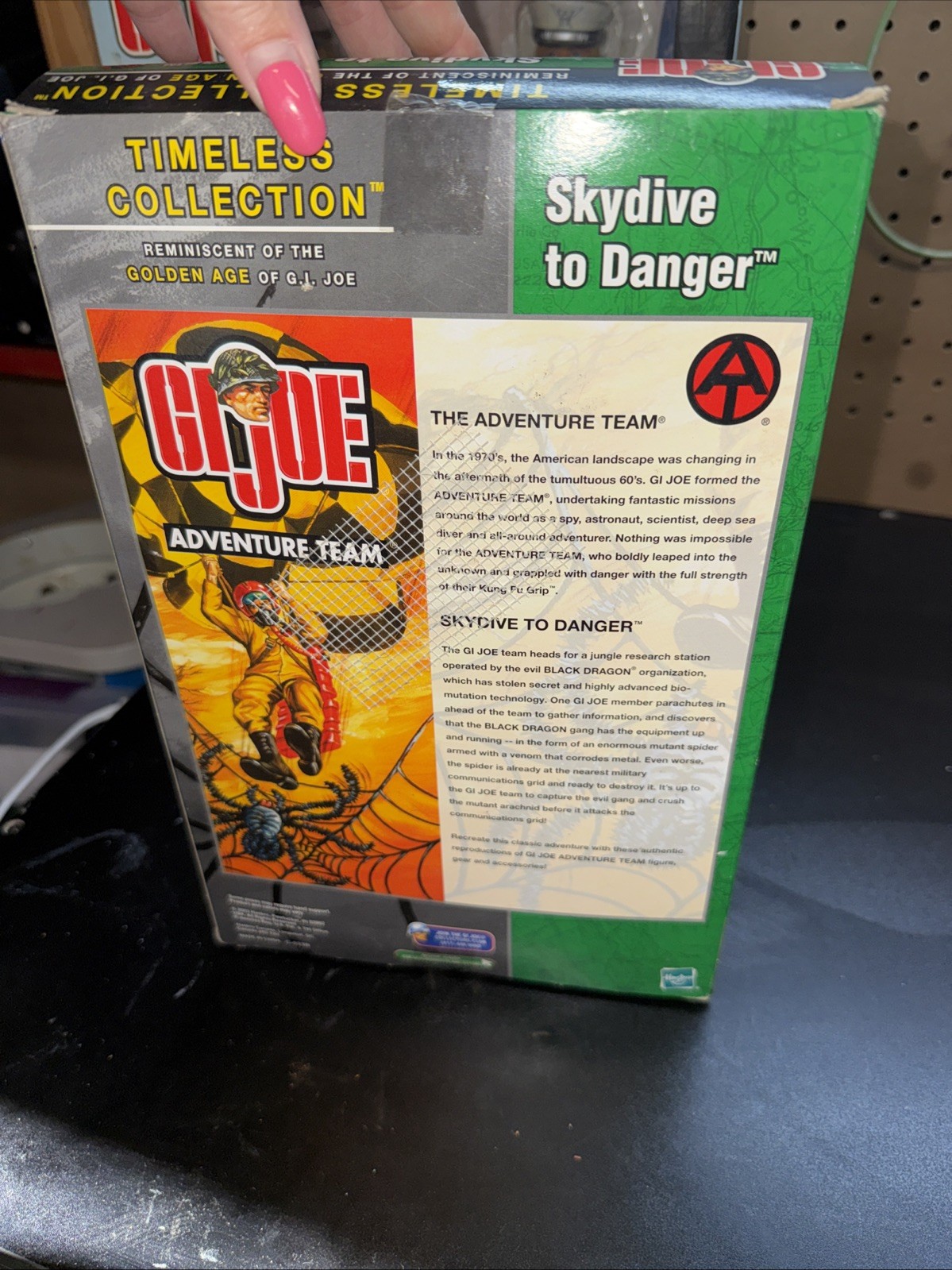 NEW SEALED GI JOE TIMELESS COLLECTION : SKYDIVE /DANGER SET Very Rare BOX ROUGH