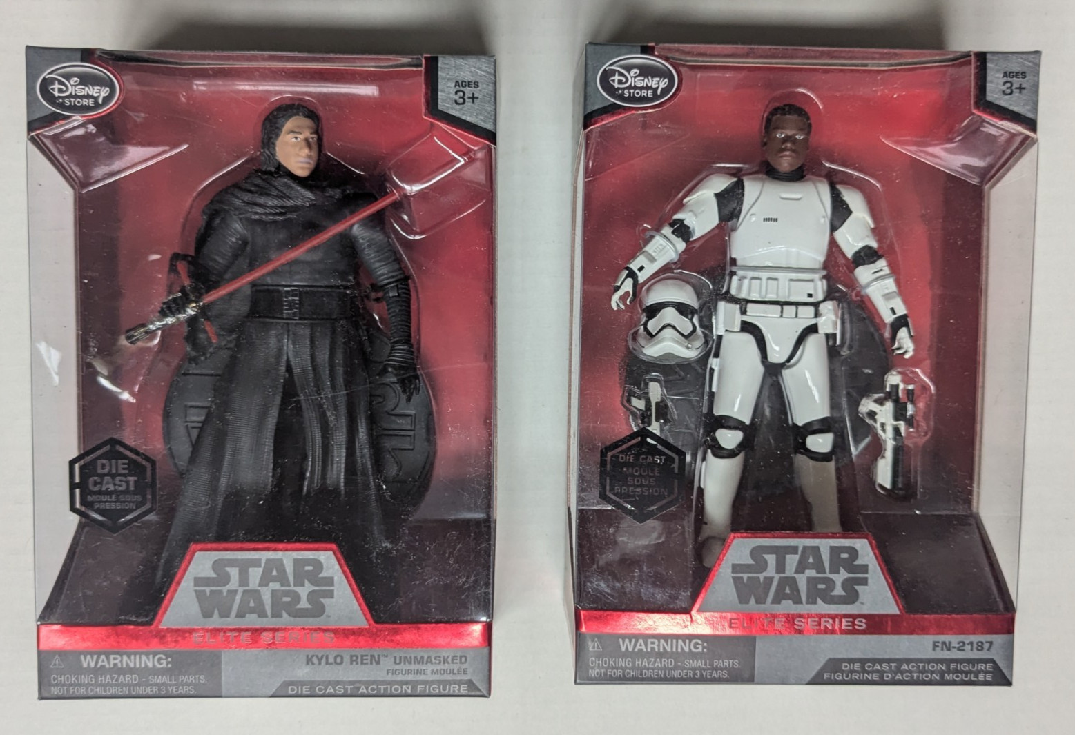 Disney Kylo Ren & Stormtrooper Finn Elite Series Die Cast – Star Wars: New Lot