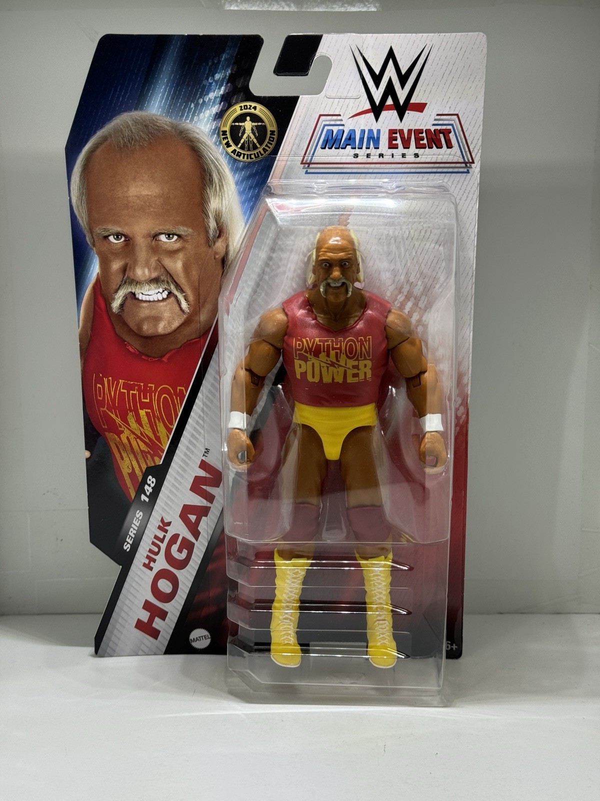 Hulk Hogan WWE Main Event Series 148 Wrestling Action Figure SHIPS SAME DAY