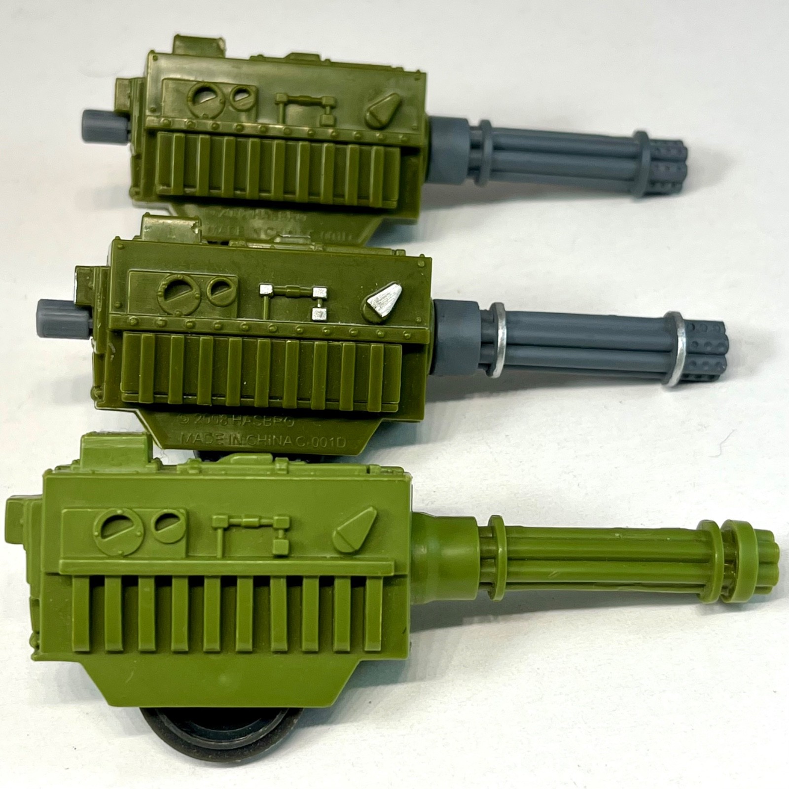 1982 Hasbro GI Joe ARAH RAM Motorcycle Gatling Cannon Parts Accessories LOT x3