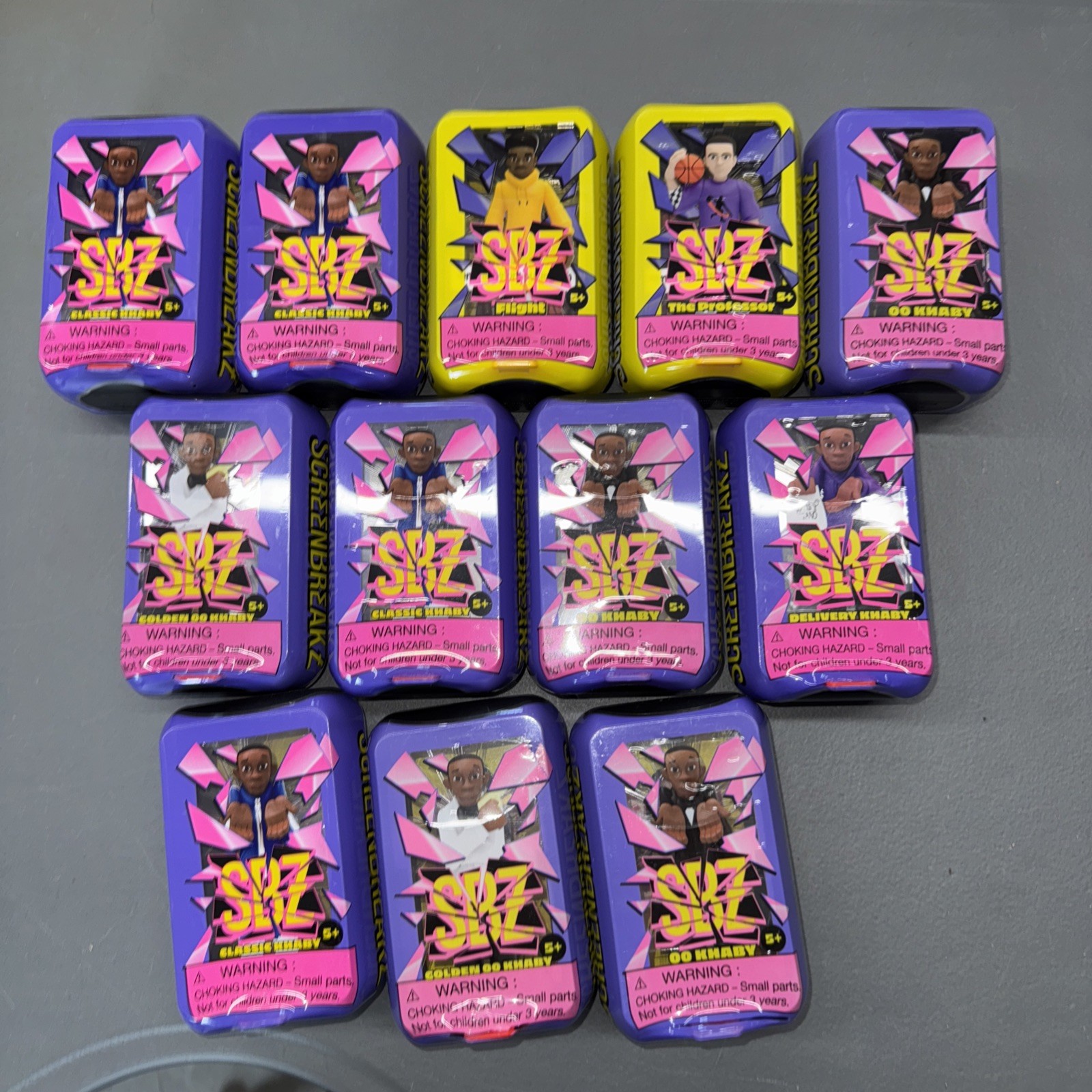 ScreenBreakz Set Of 12: Go Khaby, Flight, Delivery Khaby, The Professor, More