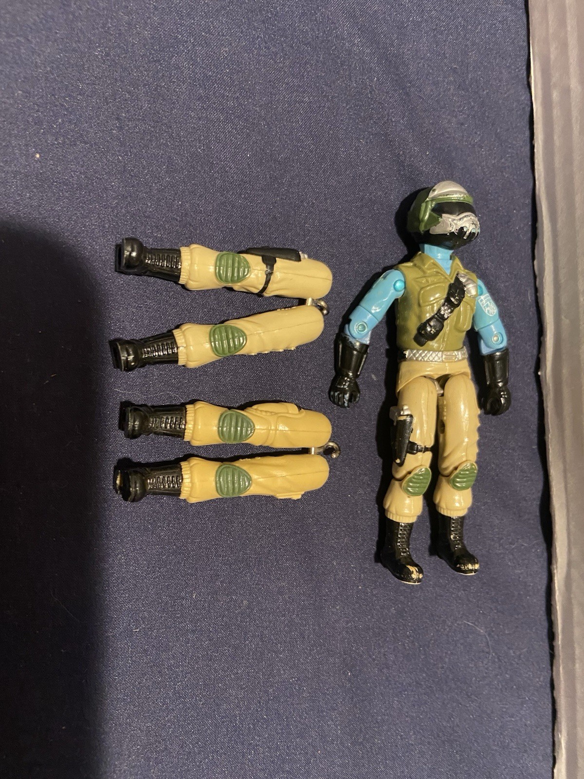 GI Joe Hasbro 3.75” Mail Away Steel brigade V1C + B & C Legs