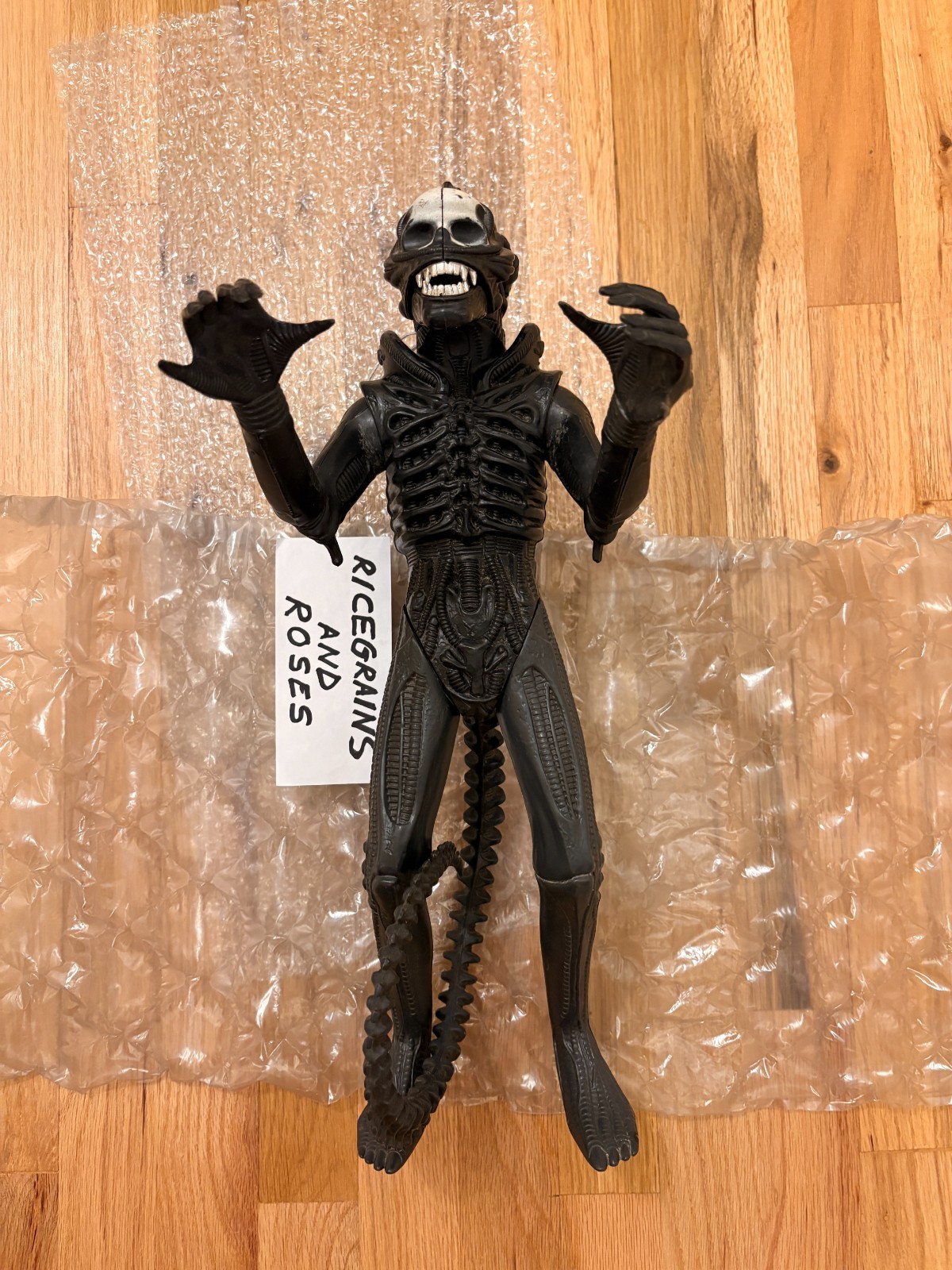 VINTAGE KENNER ALIEN BIG CHAP XENOMORPH 18 INCH FIGURE 1979 RARE W/ POSTER
