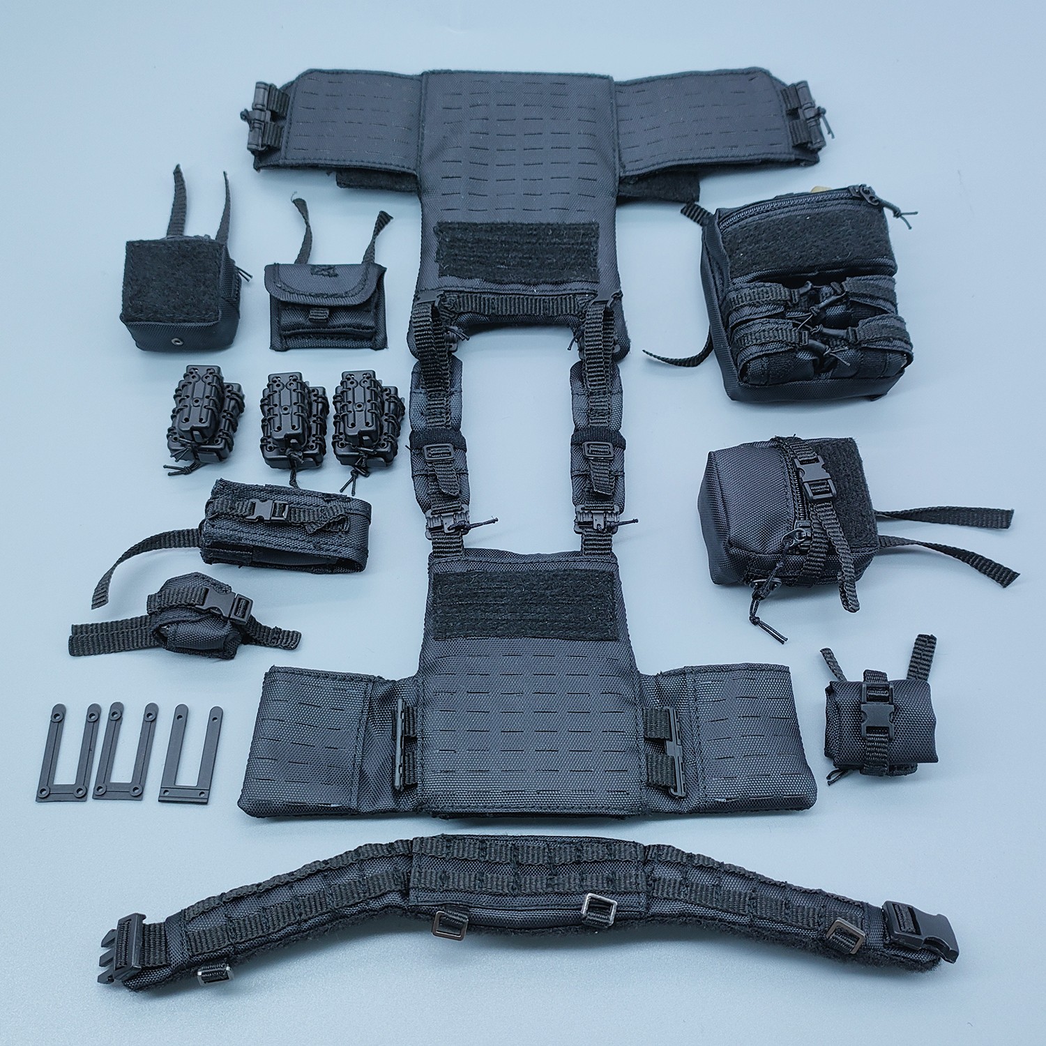 EASY&SIMPLE ES GA1010S 1/6 Scale SAS BRAVO 0-7 Ghost Action Figure Vest Pouches
