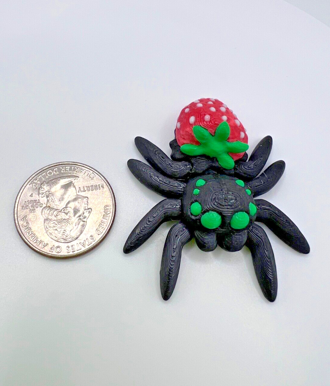 Miniature Fidget Jumping Spider Toys, Set of 10, Novelty Gift, Unique Decor
