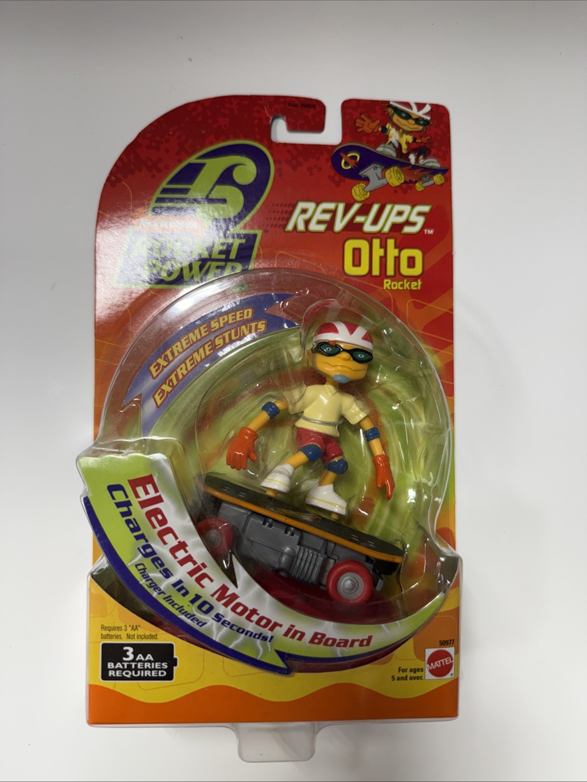 Nickelodeon Rocket Power Otto Rocket Rev-ups Mattel 2001