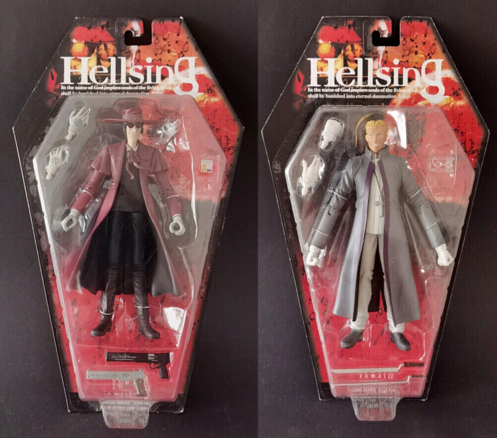 Hellsing Arucard and Anderson PVC Figures (2) Toycom Yamato 19 cm