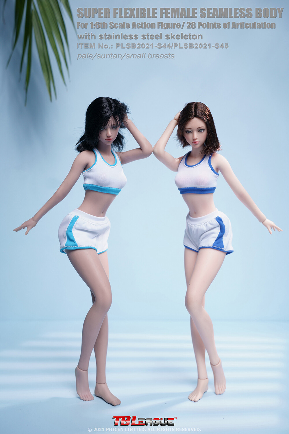 TBLeague1/6 Small Chest Circumference White Skin Girl Body Action Figures