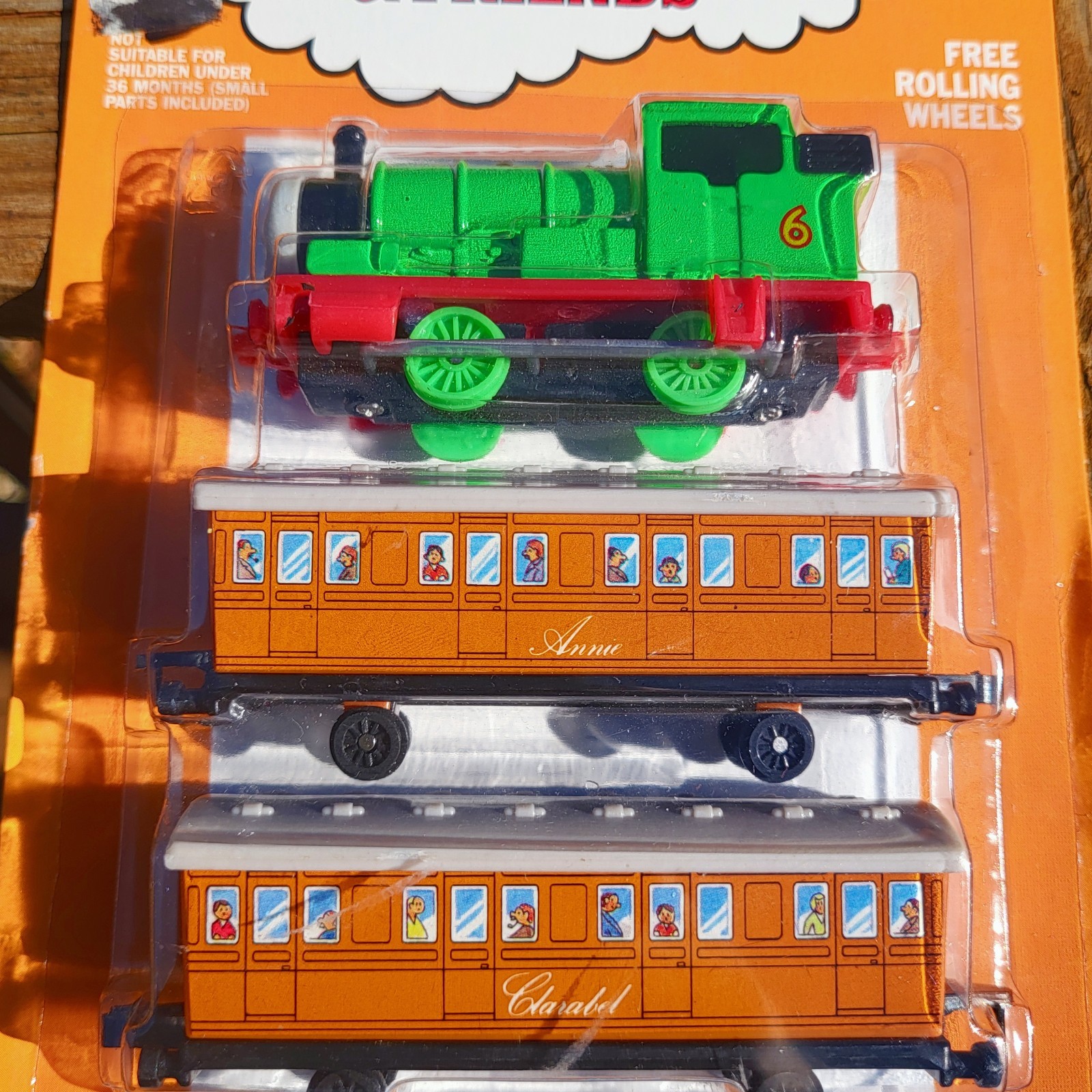 Thomas The Tank Engine & Friends #1006W Thomas Annie & Clarabel 1991 New Sealed