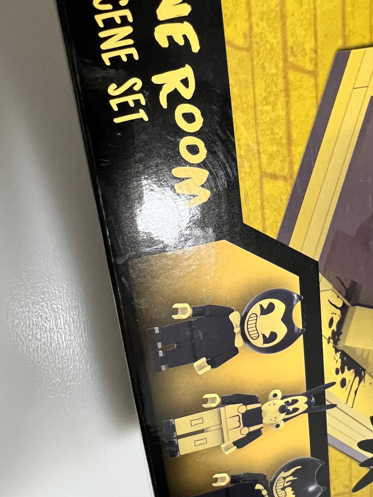 Bendy and the Ink Machine Construction Ink Machine Room Buildable Scene Set