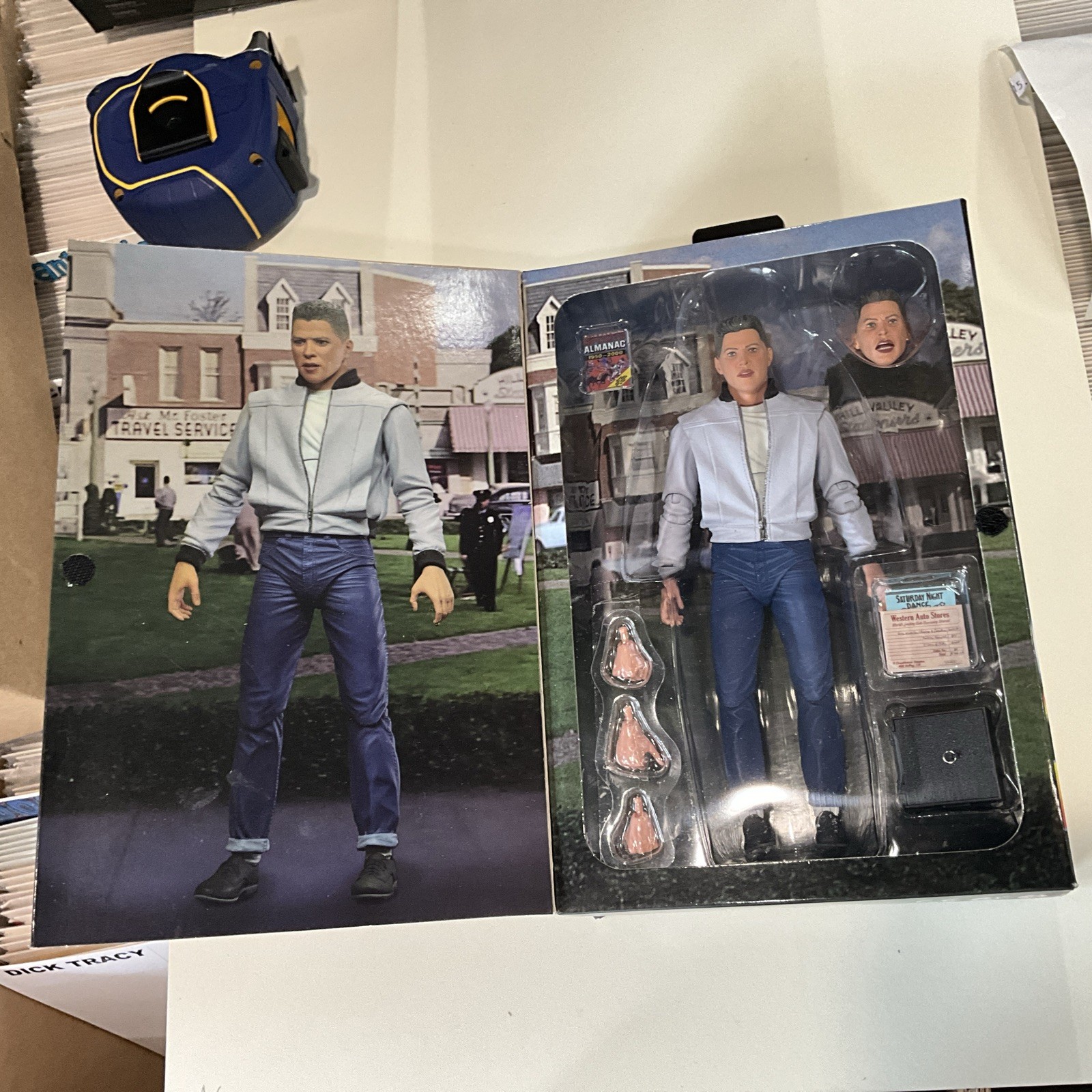 NECA Ultimate Biff Tanner Back to the Future II Almanac Edition 7&Prime; Figure SEALED