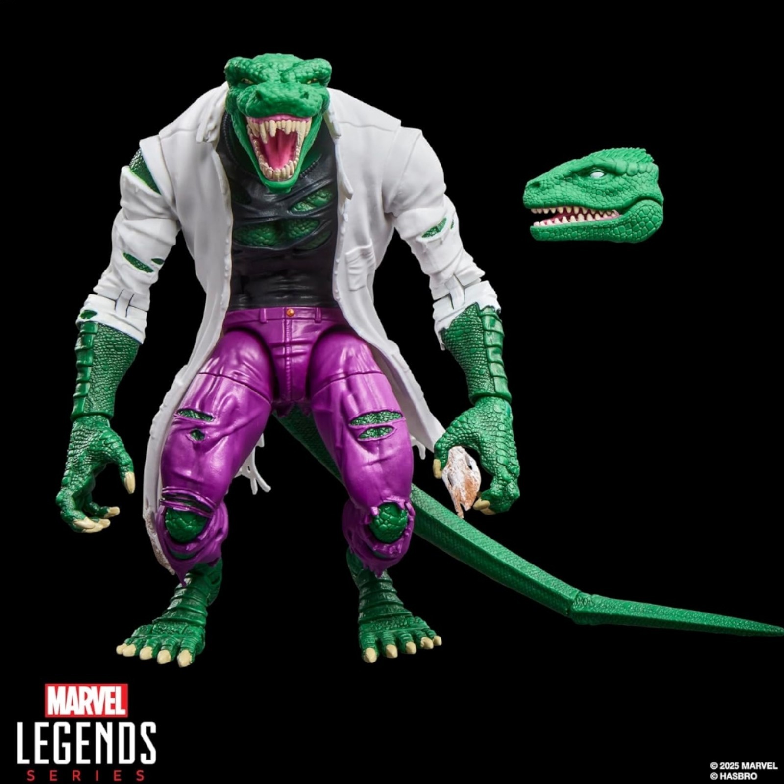 Spider-Man Marvel Legends Series Marvel&rsquo;s Lizard 6&Prime; Exclusive Figure In Hand