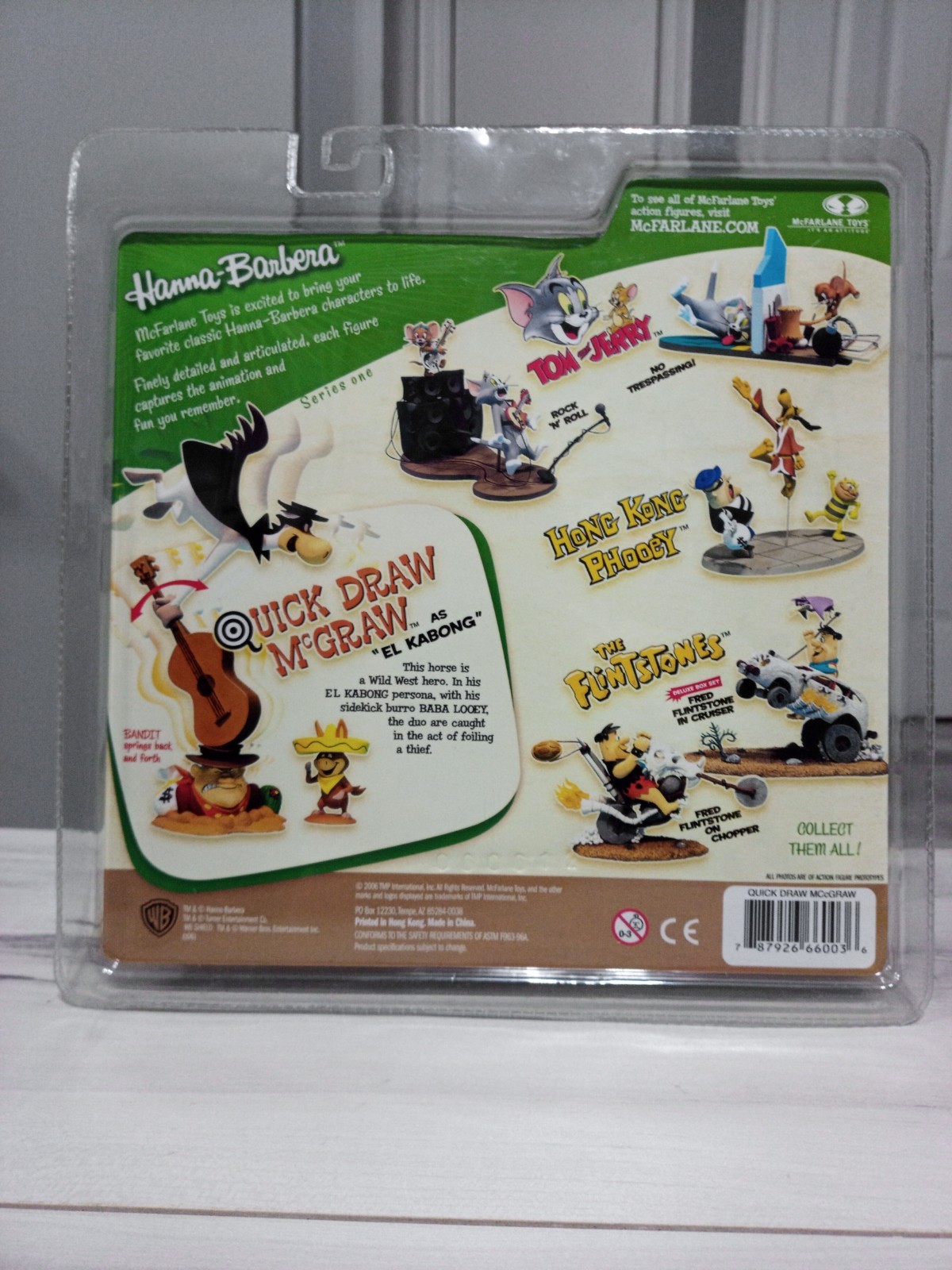 McFarlane Toys Quick Draw McGraw El Kabong Hanna-Barbera Series 1 Figure 2006