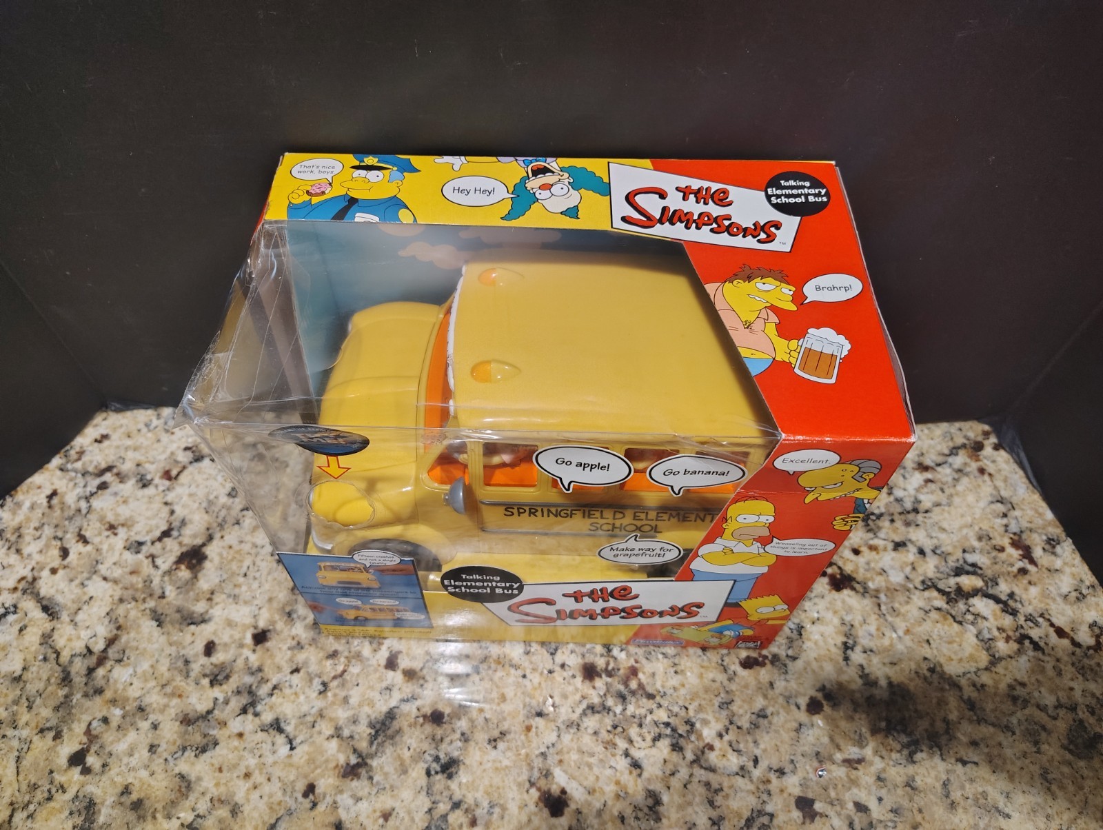 Talking Elementary School Bus 2002 THE SIMPSONS Playmates MIB NEW #2