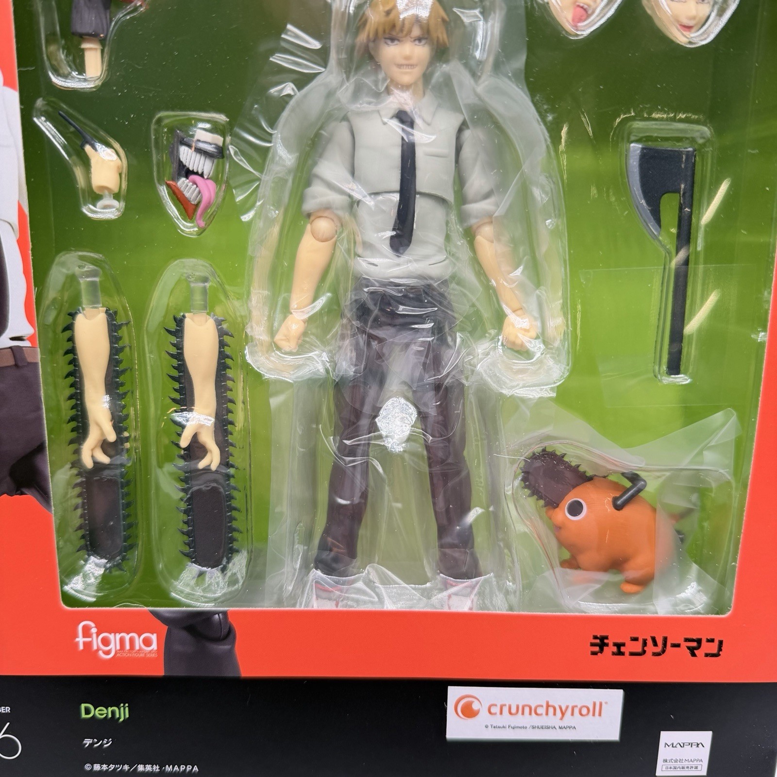 Max Factory Figma Chainsaw Man Denji Action Figure #586 US Seller Box Wear New