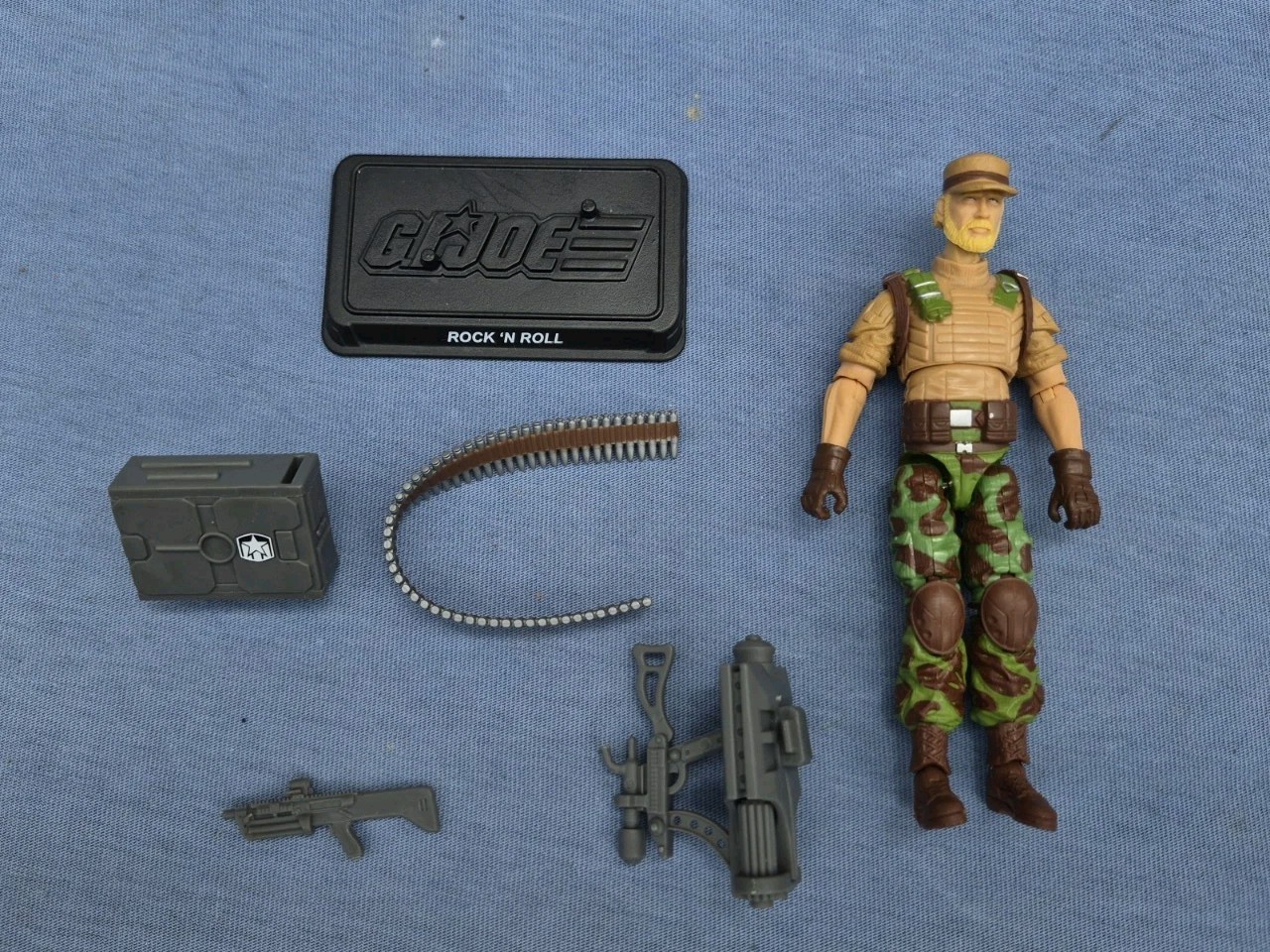 G.I.JOE EXCLUSIVE COLLECTOR&rsquo;S CLUB: ROCK &lsquo;N ROLL – GATLING GUNNER FSS 30th 50th
