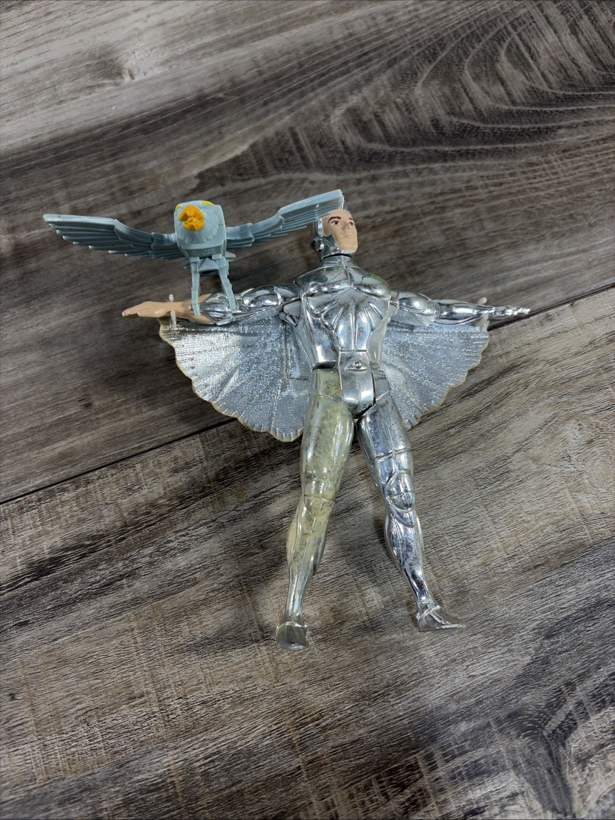Quicksilver W/Tally-Hawk 100% Complete Silverhawks 1986 Telepix Kenner Vintage