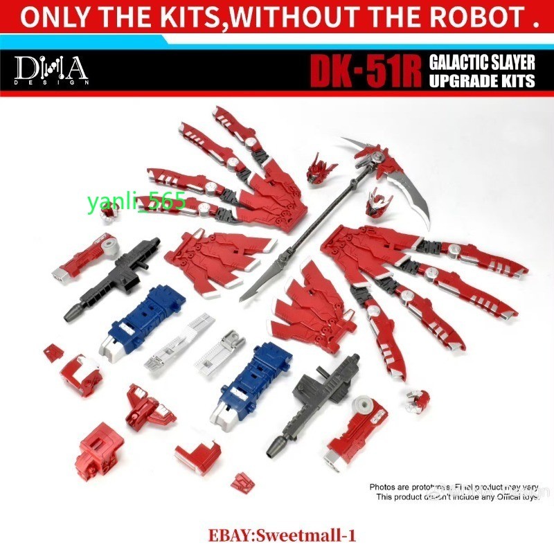 DNA DK-51R Upgrade Kit for WFC-S40 Galaxy OP Prime GALACTIC SLAYER Accessories-