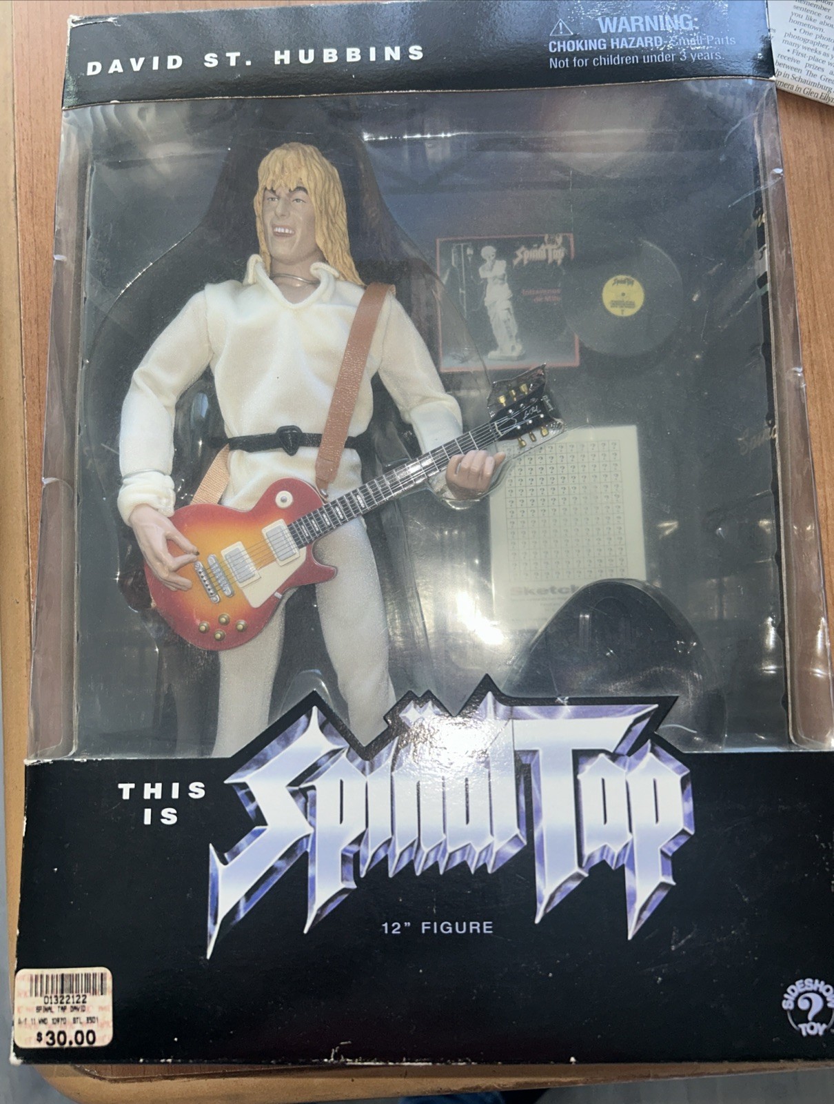 This Is Spinal Tap David St Hubbins 12&Prime; Figure 2000 Sideshow Toy 3501