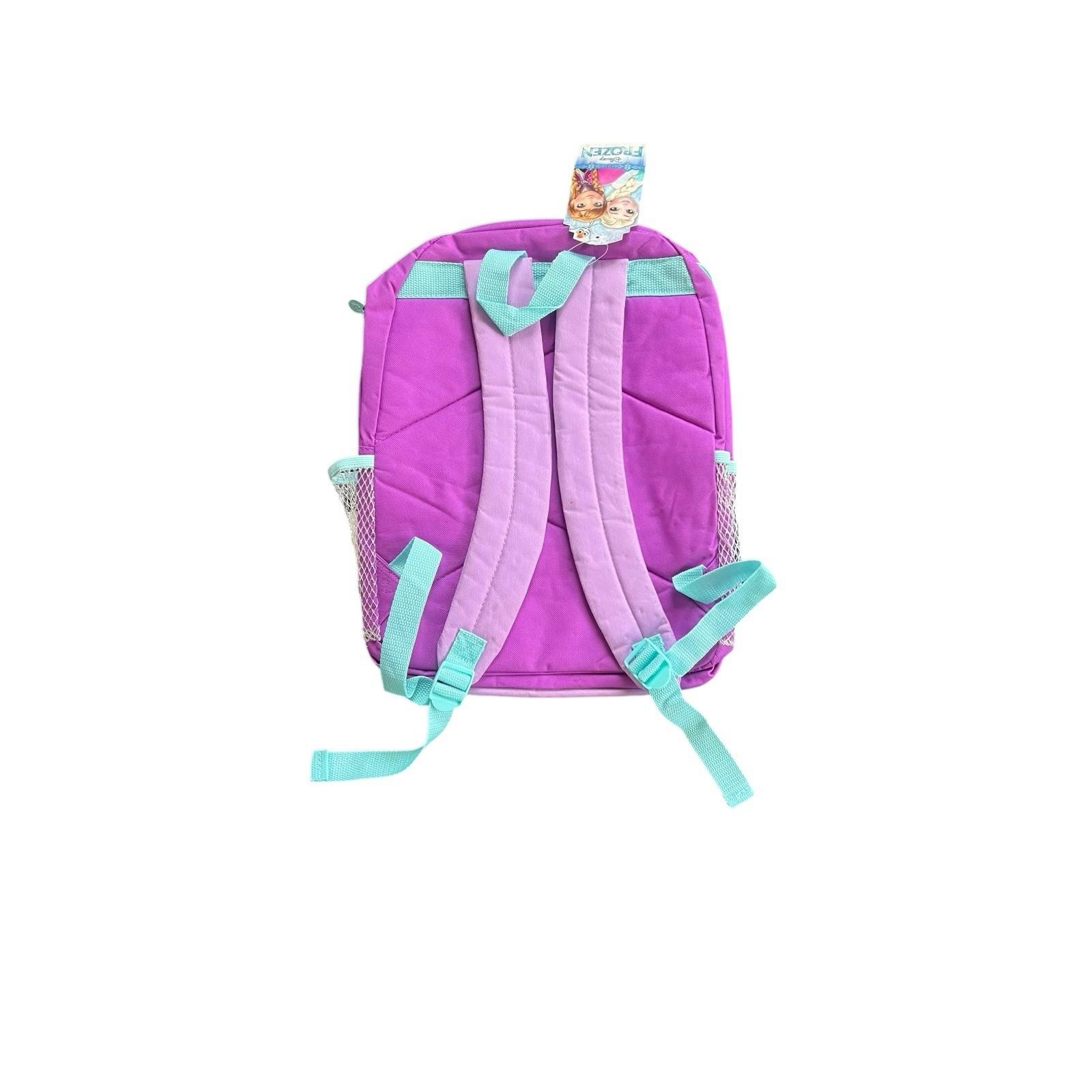 Disney Princess Frozen Sisters Are Magic Backpack Bookbag Faux Hair Elsa Anna