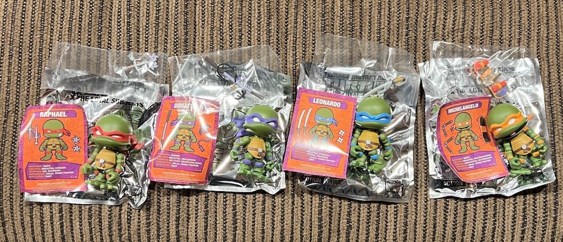 Loyal Subjects TMNT Teenage Mutant Ninja Turtles Wave 2 Lot Of All For Turtles￼