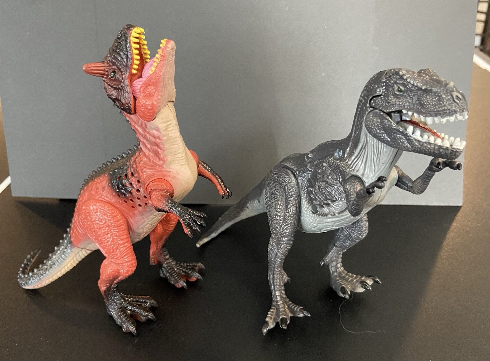 2 Kid Galaxy Electronic Lights and Sounds Dinosaur Toys Tested and Working