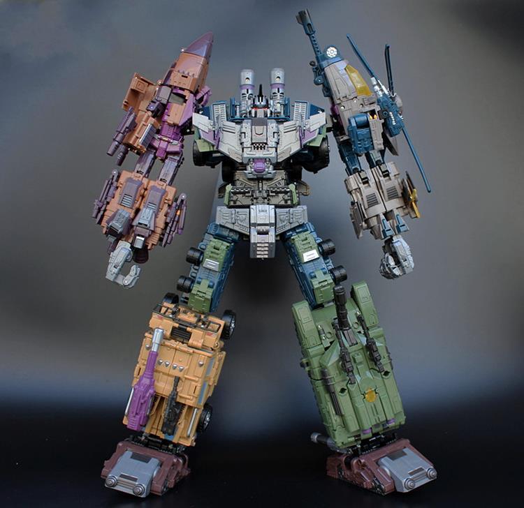 JINBAO Bruticus Warbotron & PREDAKING Feral Rex Oversized Transform Figure