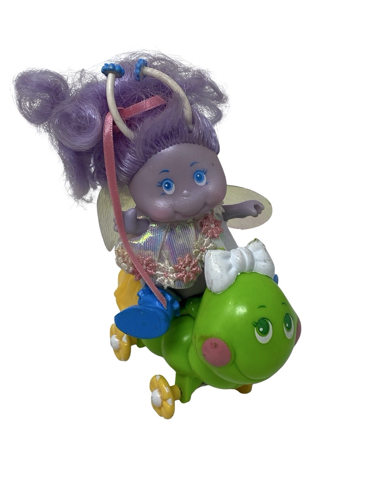 VTG Blinkins Lot Courageous Twinkle Bug Doll Purple Carrie Caterpillar Car