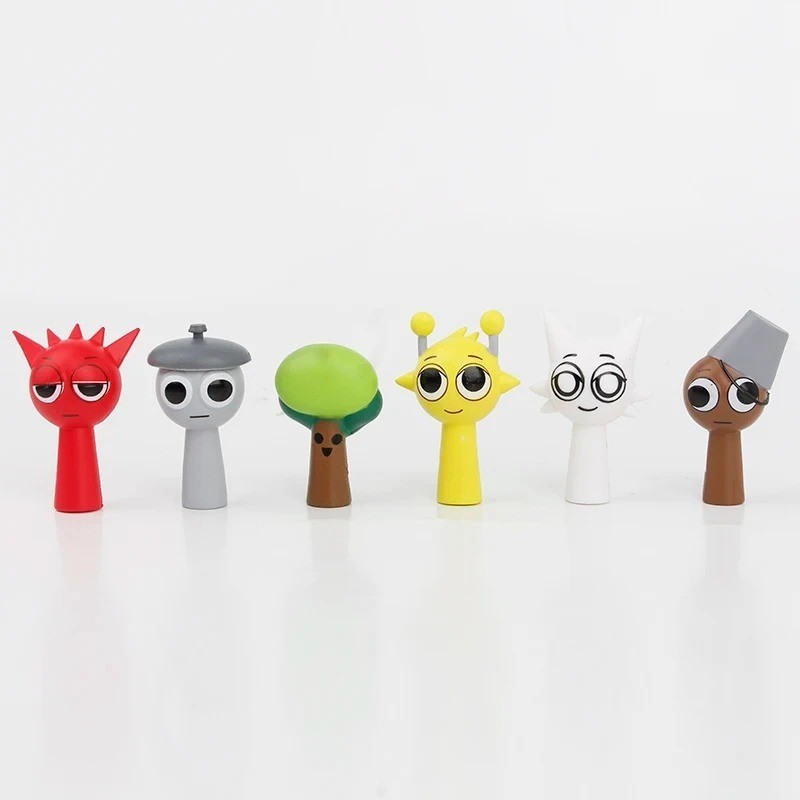 24pcs set Sprunki Model Toy Game Action Figures Toy Birthday Gift