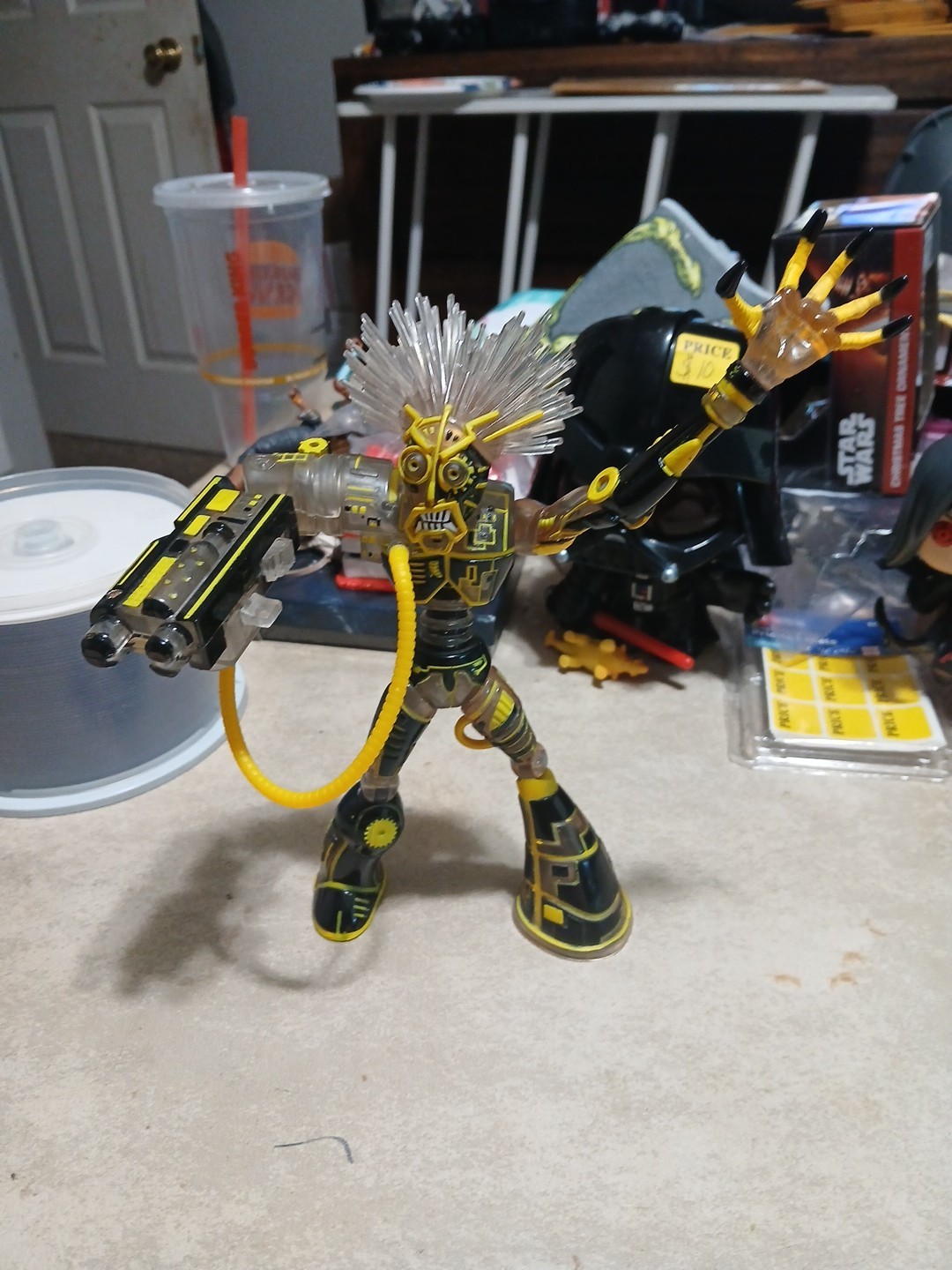 Warlock 1998 Toy Biz X Men The New Mutants Action Figure W/ Mask Marvel Yellow