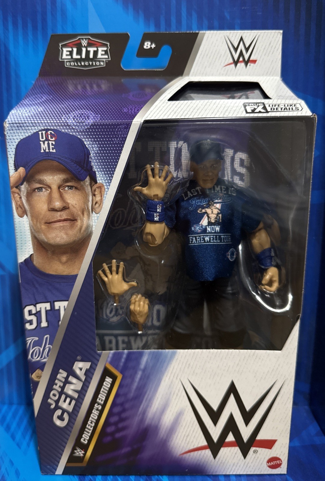WWE ELITE COLLECTION JOHN CENA TRUE FX DETAILS ROYAL RUMBLE FAREWELL TOUR