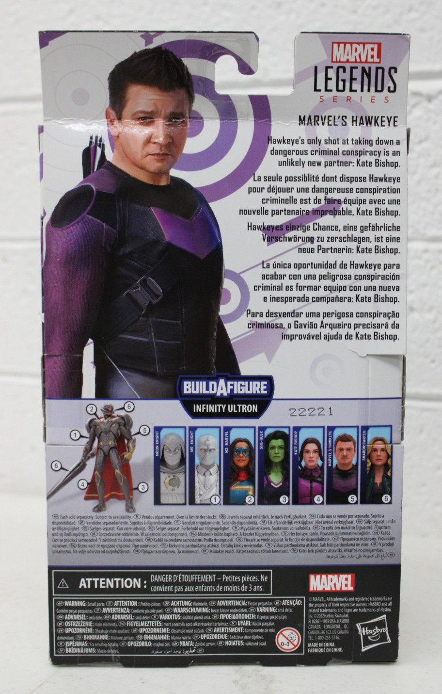 Hasbro Marvel Legends Series Disney Plus Hawkeye 6 in Action Figure New NRFB