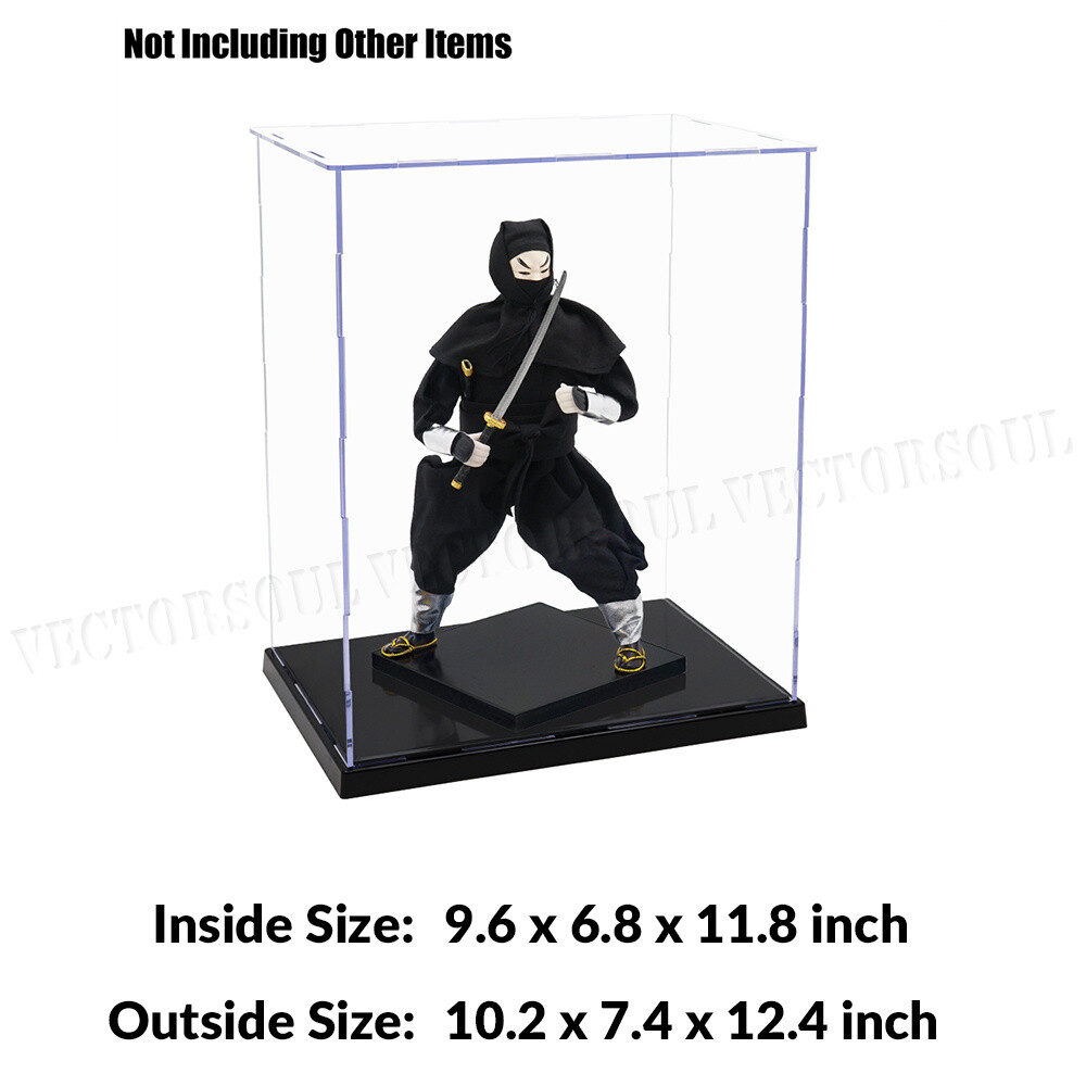 Acrylic Display Case Dustproof Box 1/6 Action Figures Large Collectibles US 16”