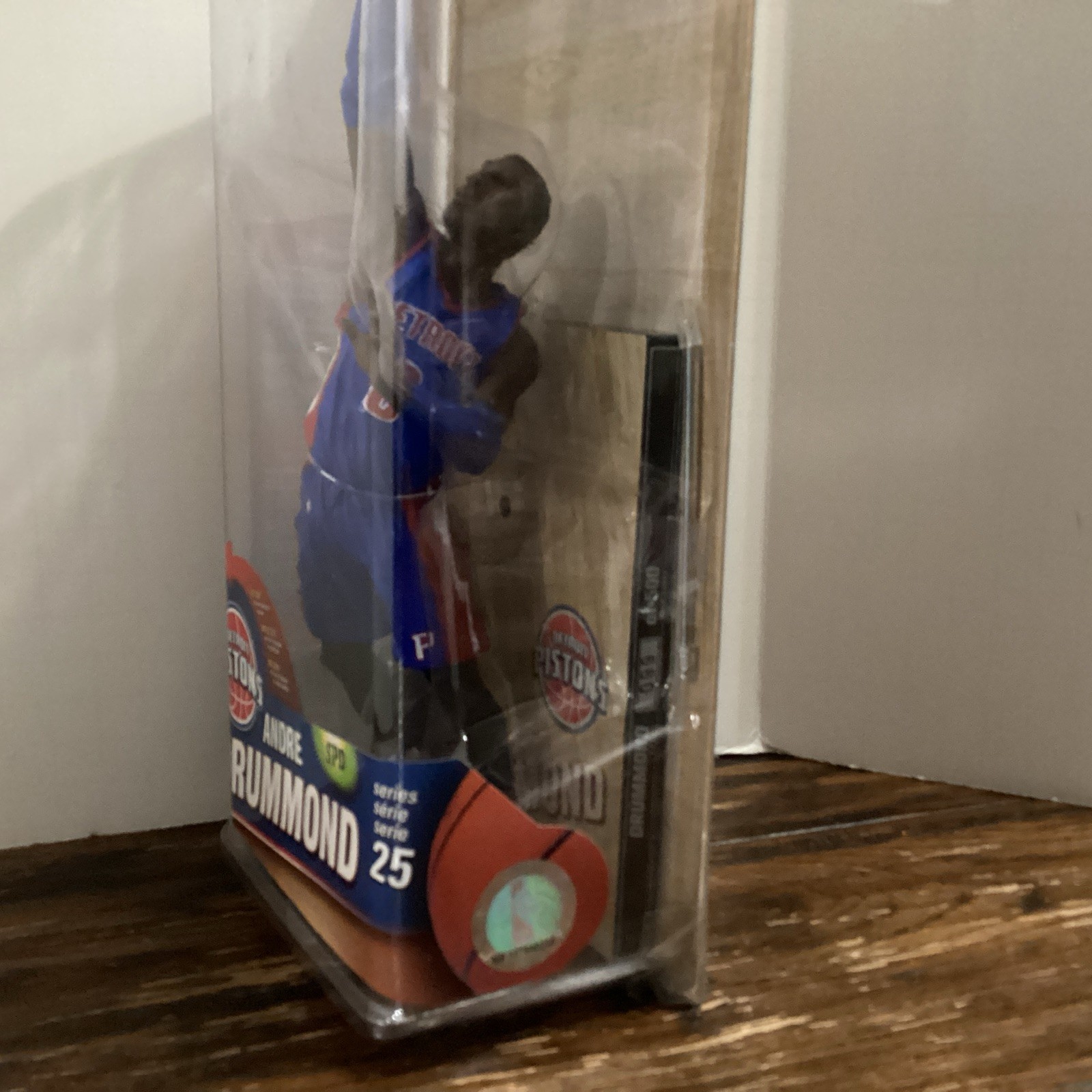 ANDRE DRUMMOND McFarlane BLUE Jersey VARIANT GOLD NBA SP # 99/500 PISTONS New