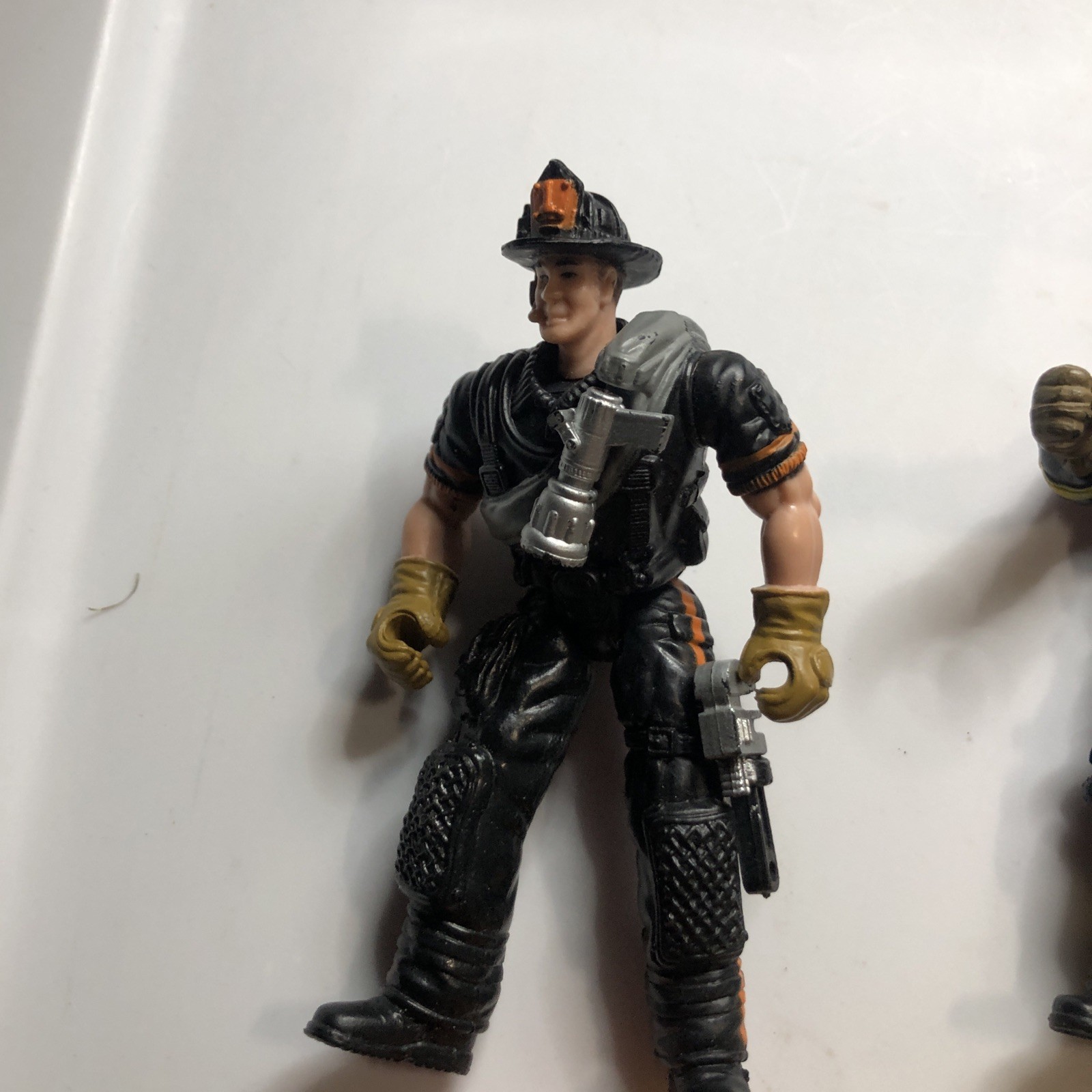 Chap Mei Firefighter Action Figure Fire Fighter 3.75” Figurine Design Fire Lot 5