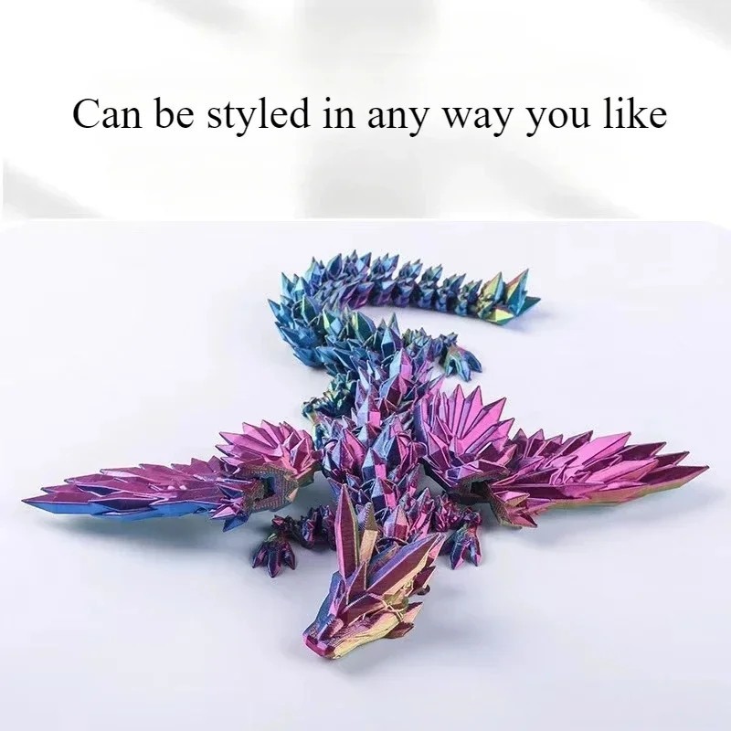 3D Printed Snake‑Egg Action Figure Moveable Rotating Desktop Toy & Stress‑Relief