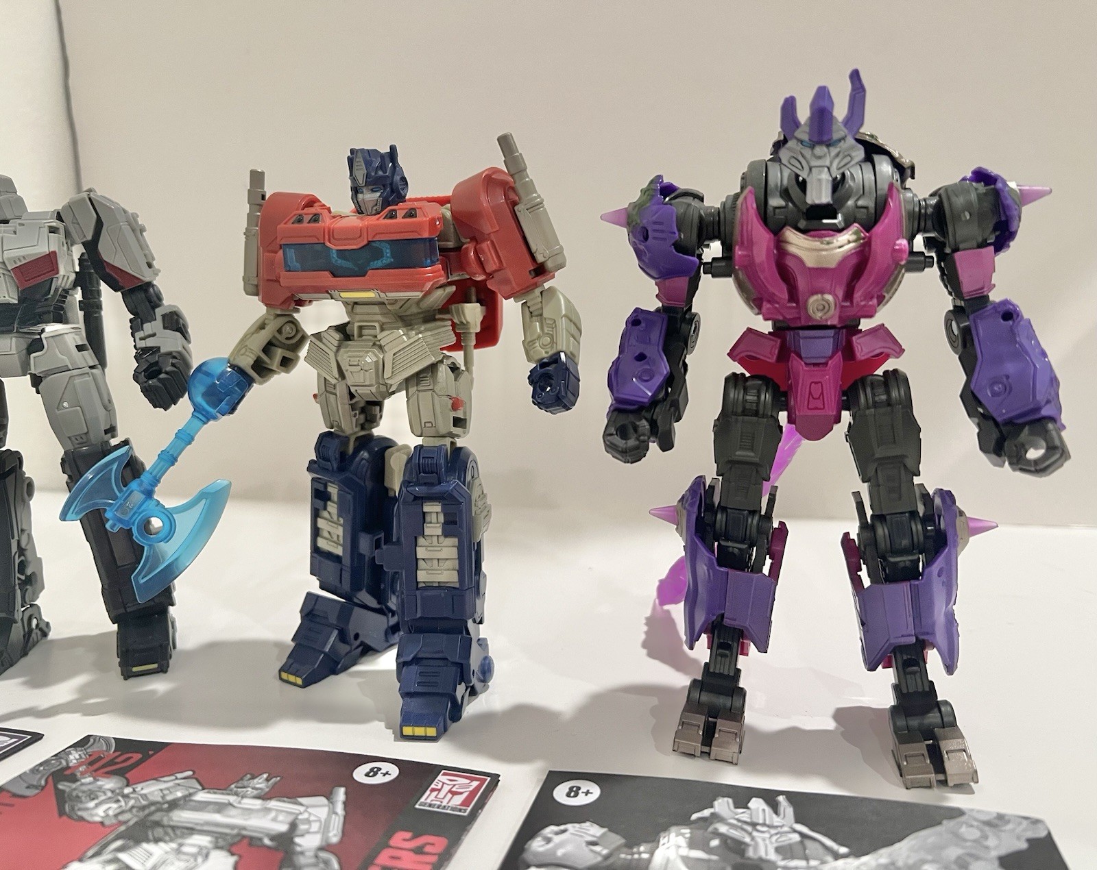 Transformers One Studio Series Figure Lot Optimus Prime Megatron Alpha Trion Set