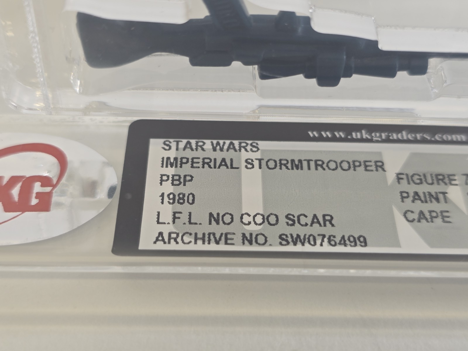 PBP SPAIN * VINTAGE STAR WARS ESB HOTH STORMTROOPER * GRADED UKG 75 * not AFA *