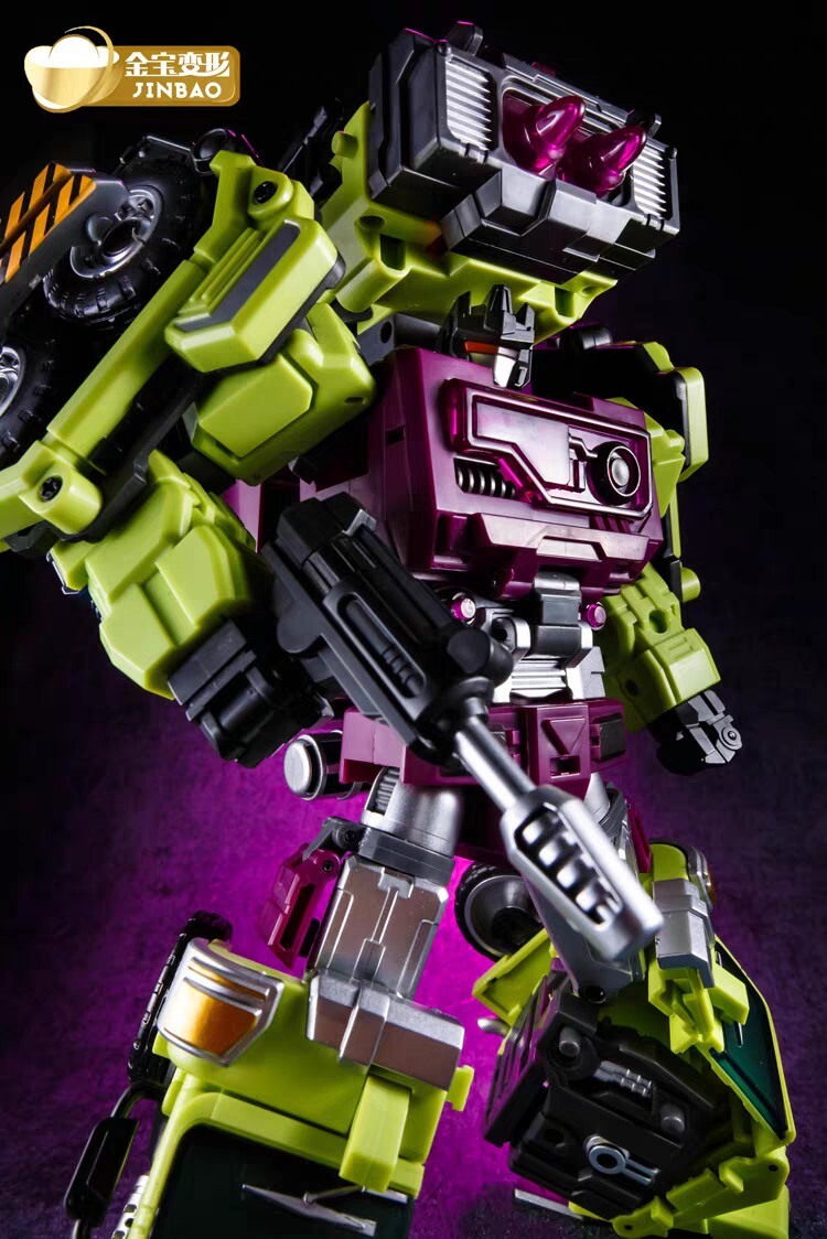 Jinbao Oversized Devastator Gravity Builder All sets＊With Original Box＊