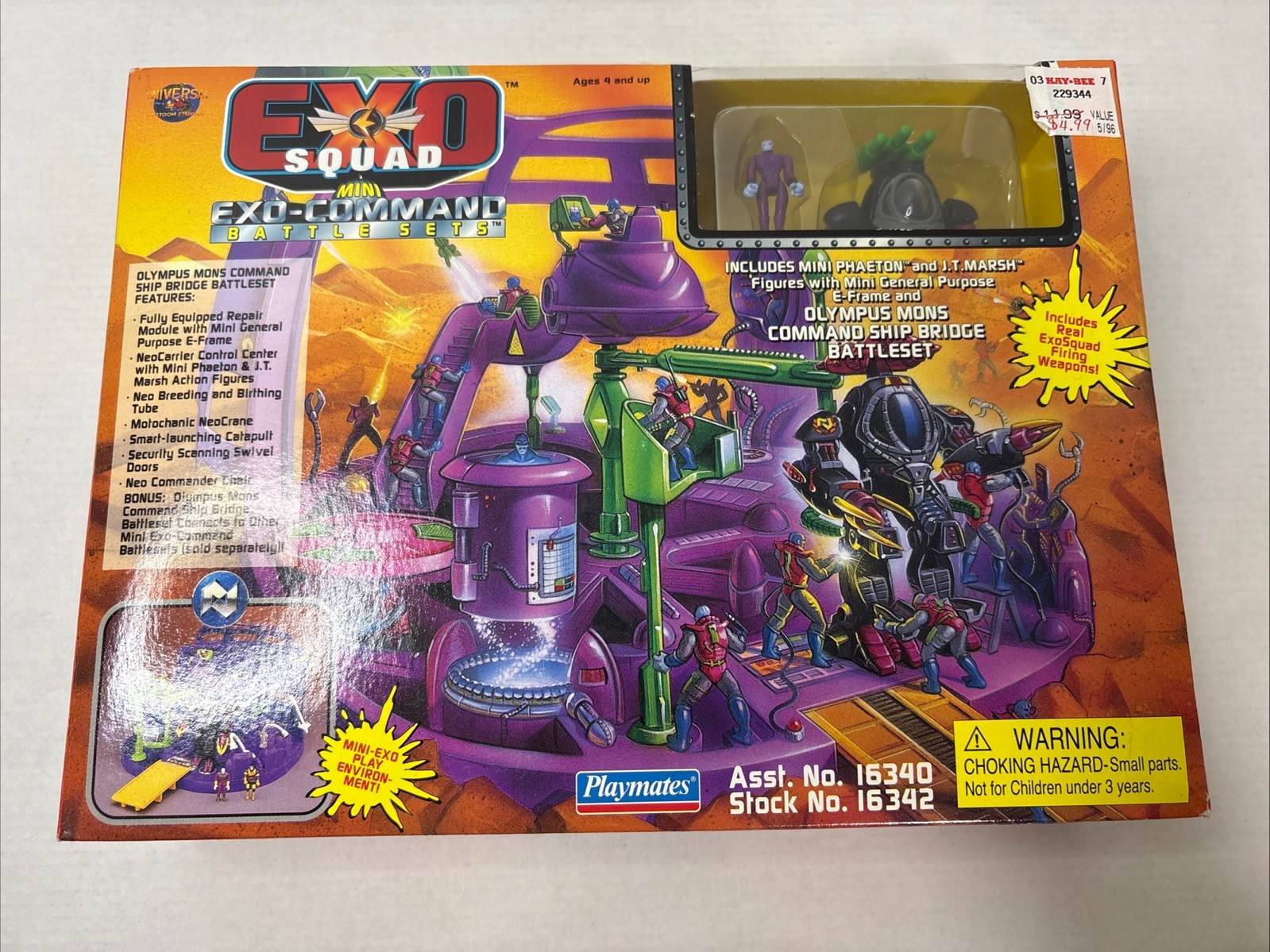 Playmates EXO SQUAD Mini Exo-Command Olympus Mona Command Bridge Ship BattleSet