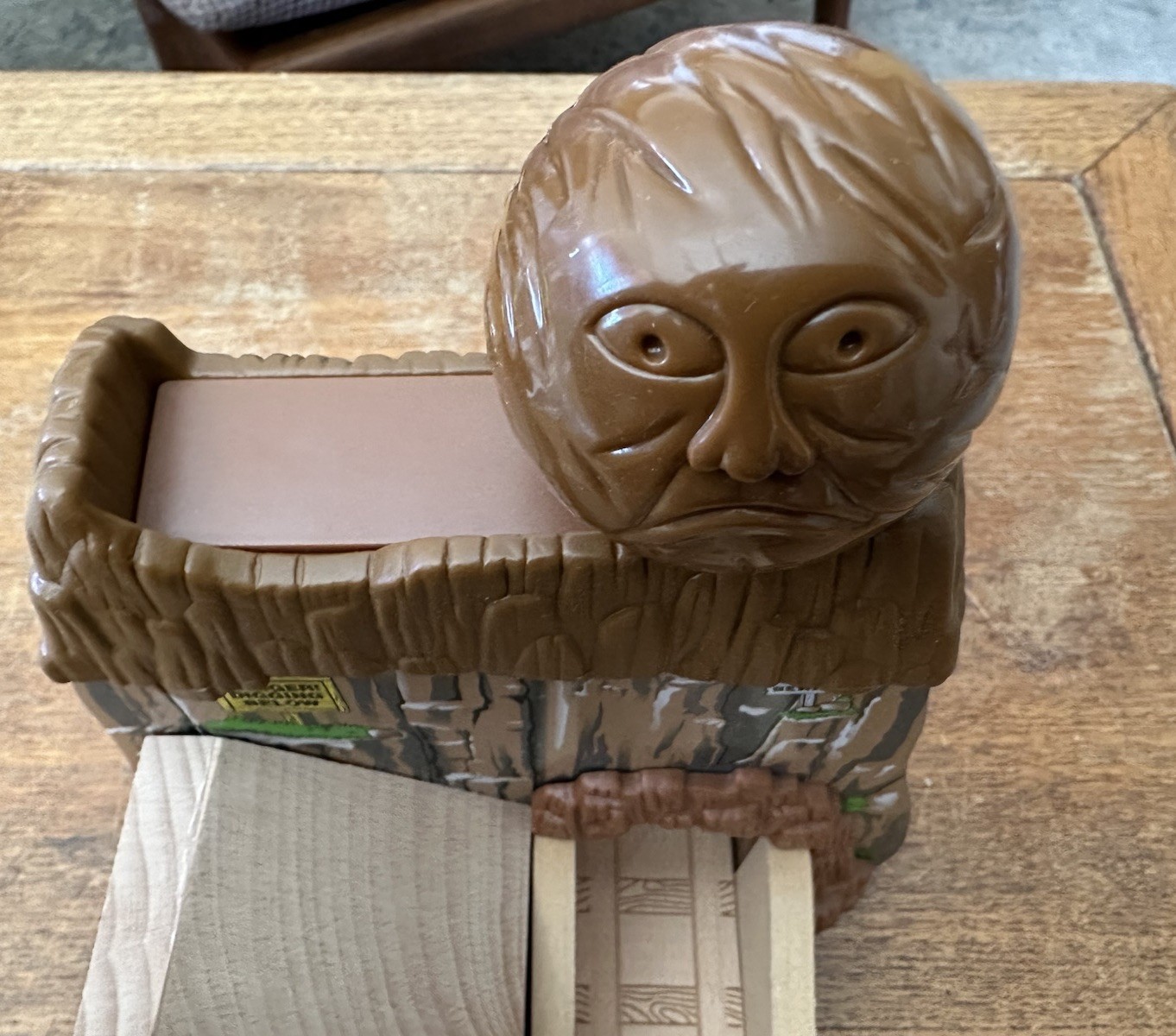 Learning Curve Wooden Thomas Train Boulder Mountain with Collapsing Building!